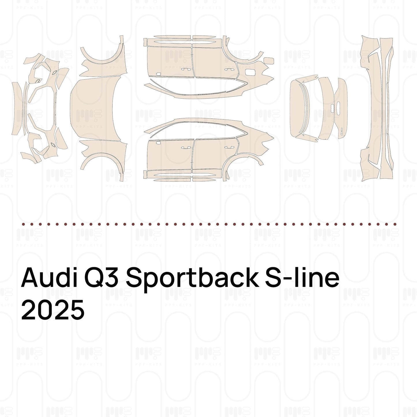 Pre-CutPPFAudiQ3SportbackS-line2025