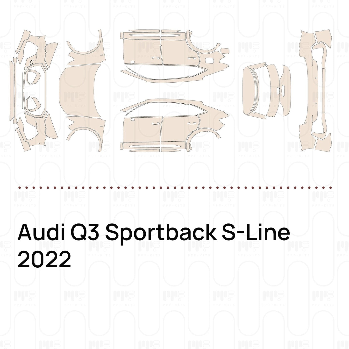 Pre-CutPPFAudiQ3SportbackS-Line2022