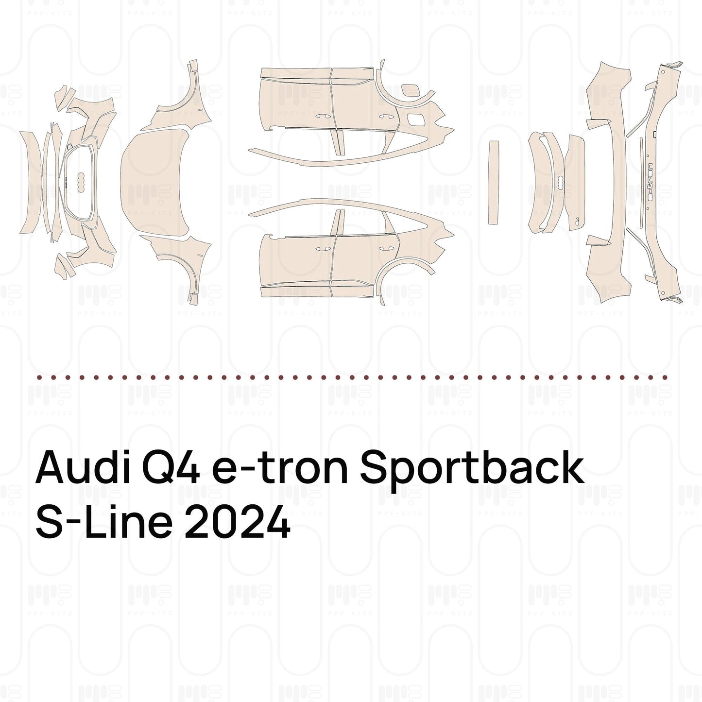 Pre-CutPPFAudiQ4e-tronSportbackS-Line2024