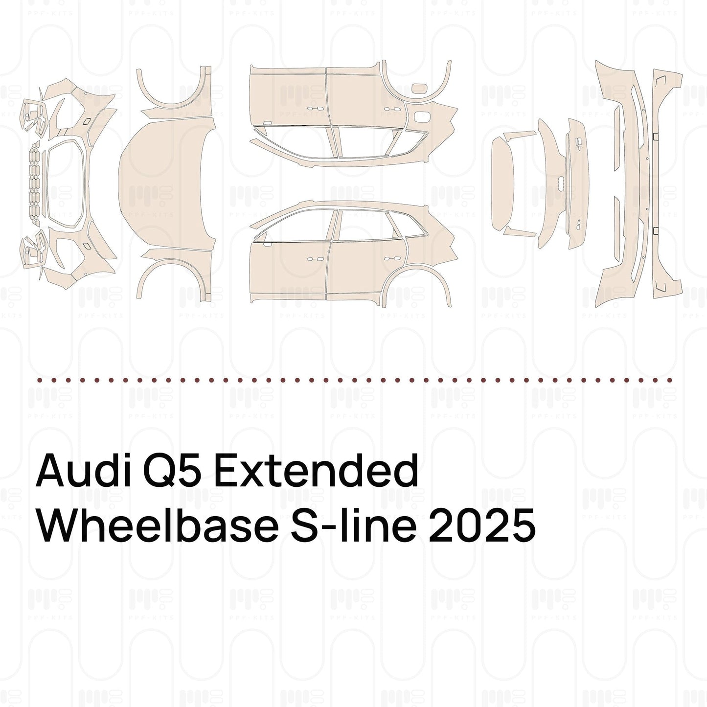 Pre-CutPPFAudiQ5ExtendedWheelbaseS-line2025