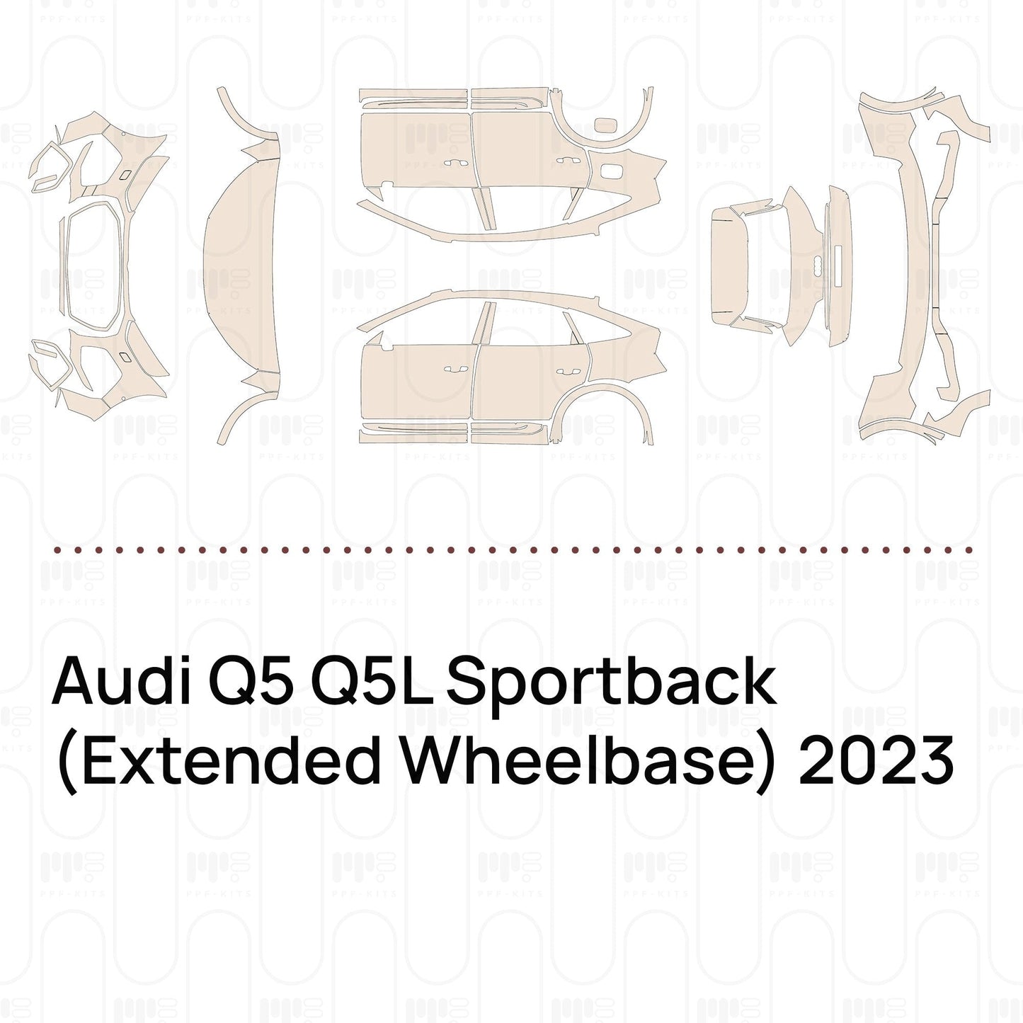 Pre-CutPPFAudiQ5Q5LSportback(ExtendedWheelbase)2023