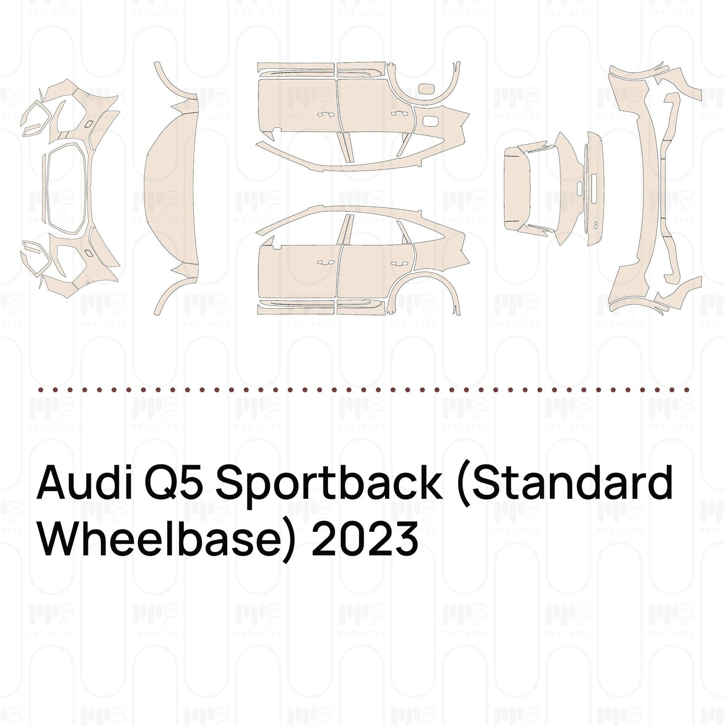 Pre-CutPPFAudiQ5Sportback(StandardWheelbase)2023