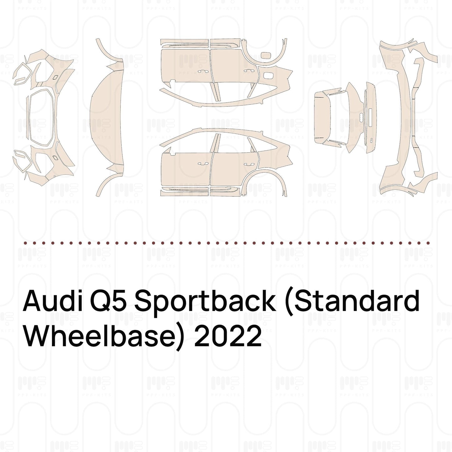 Pre-CutPPFAudiQ5Sportback(StandardWheelbase)2022