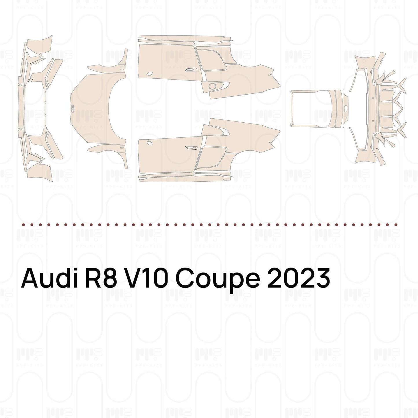 Pre-CutPPFAudiR8V10Coupe2023