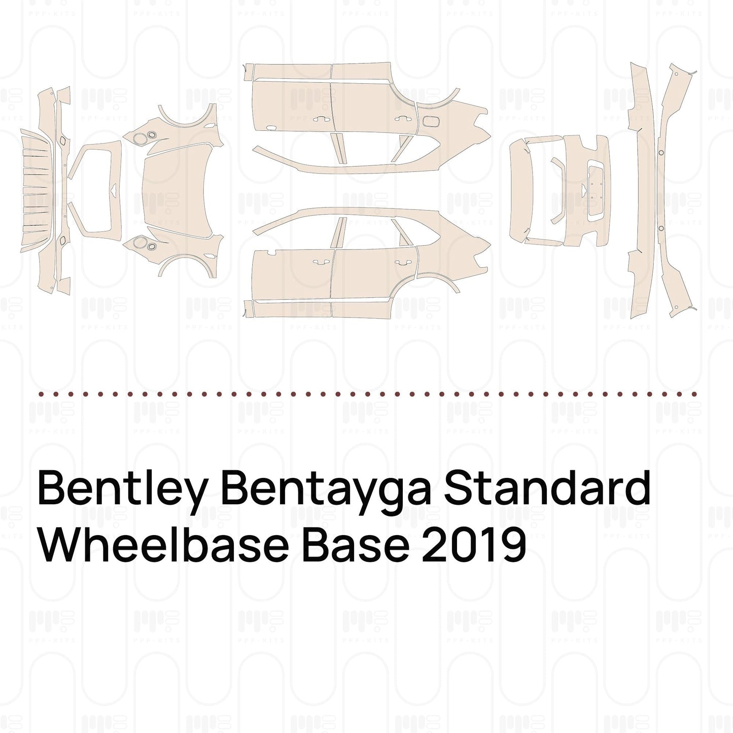Pre-CutPPFBentleyBentaygaStandardWheelbaseBase2019