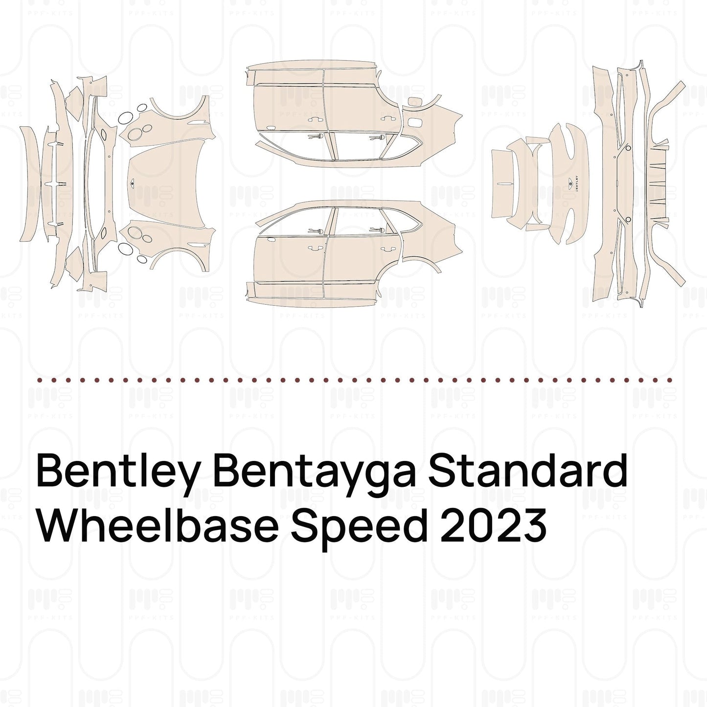 Pre-CutPPFBentleyBentaygaStandardWheelbaseSpeed2023