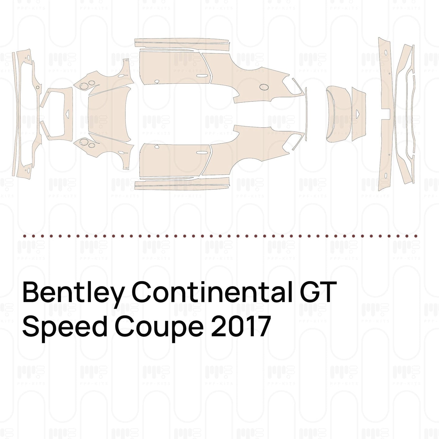 Pre-CutPPFBentleyContinentalGTSpeedCoupe2017
