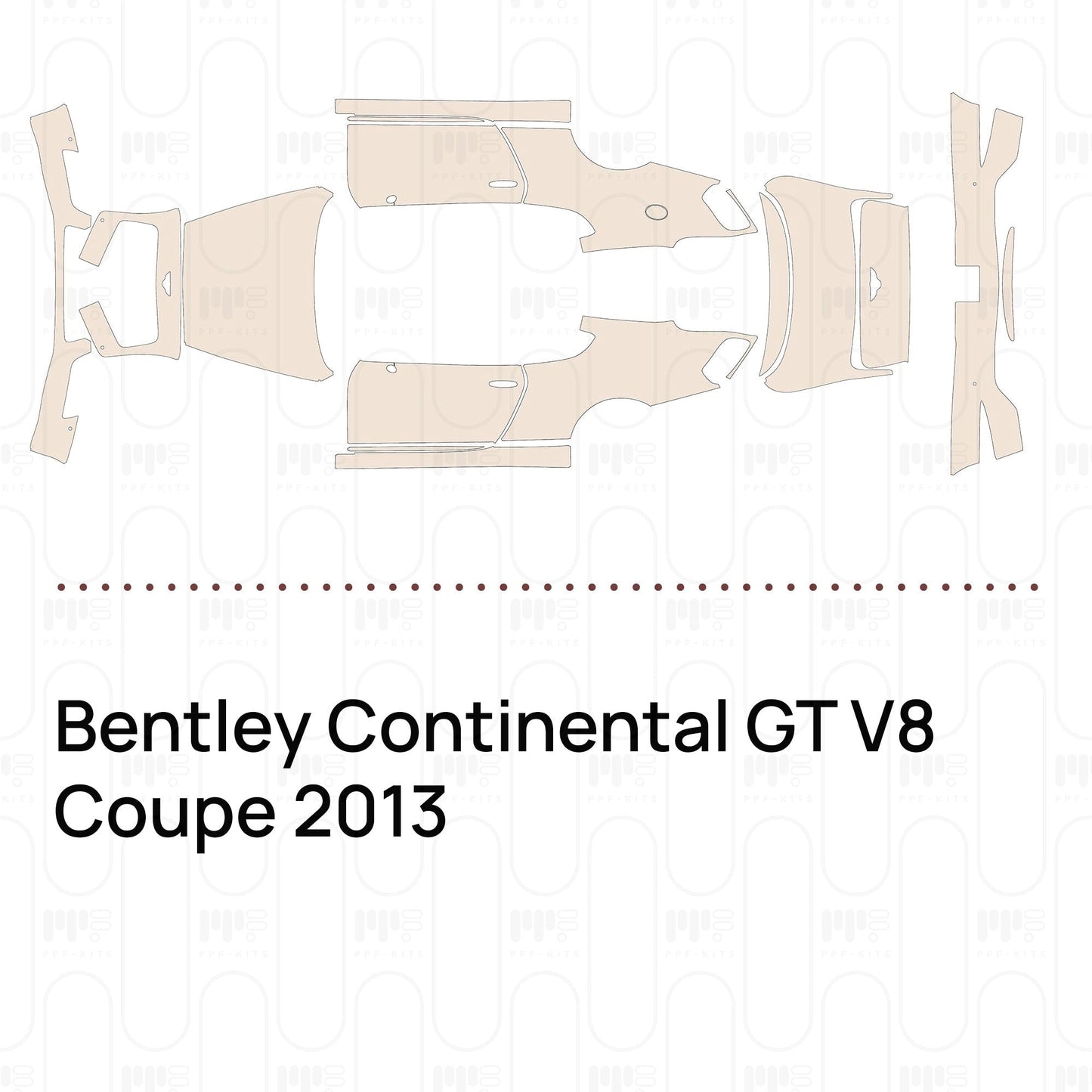 Pre-CutPPFBentleyContinentalGTV8Coupe2013