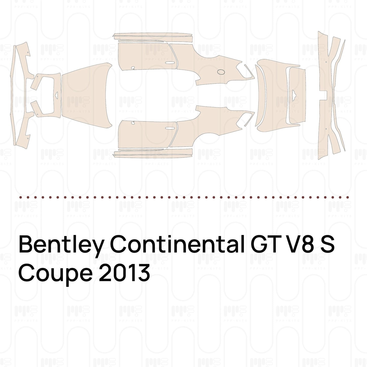 Pre-CutPPFBentleyContinentalGTV8SCoupe2013