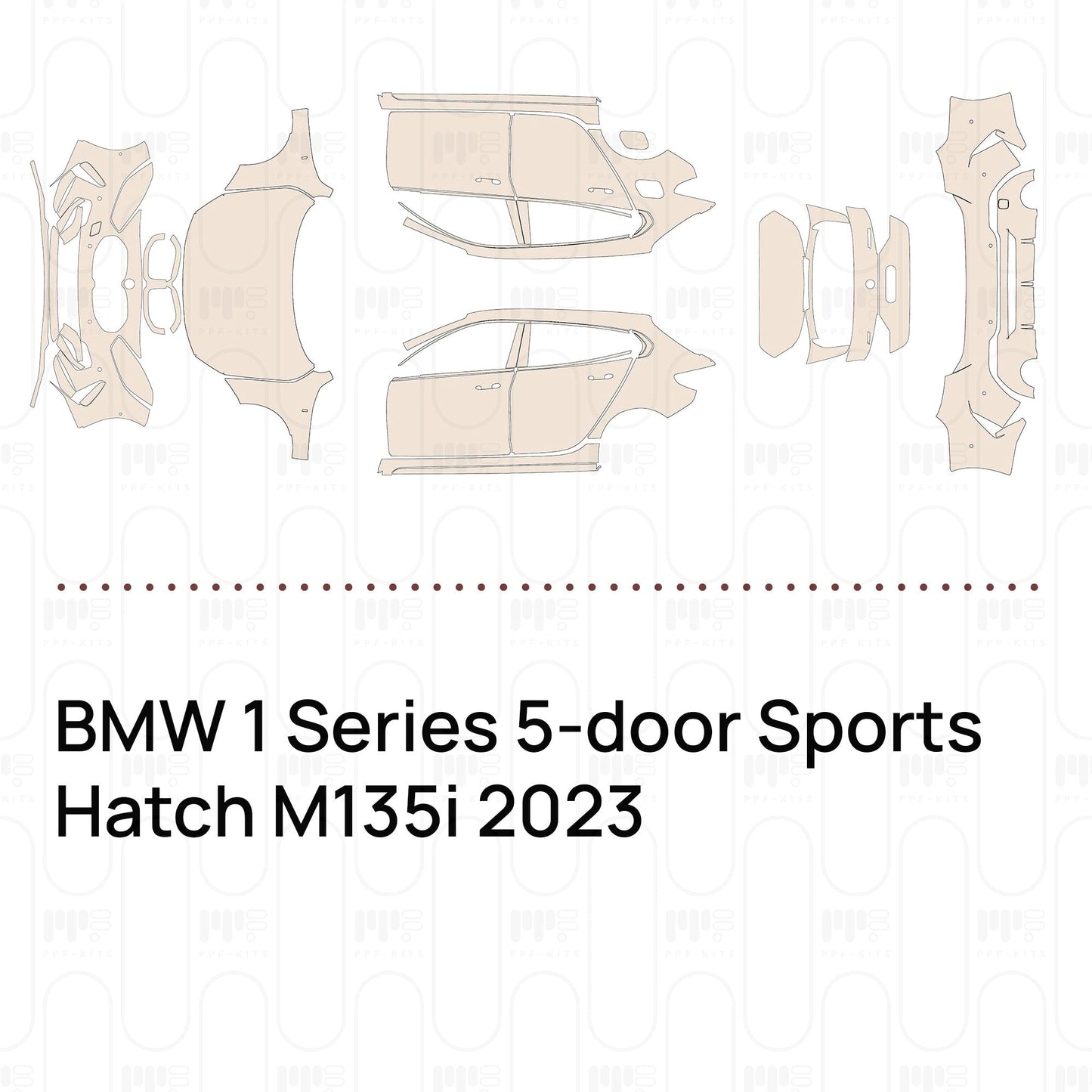 Pre-CutPPFBMW1Series5-doorSportsHatchM135i2023