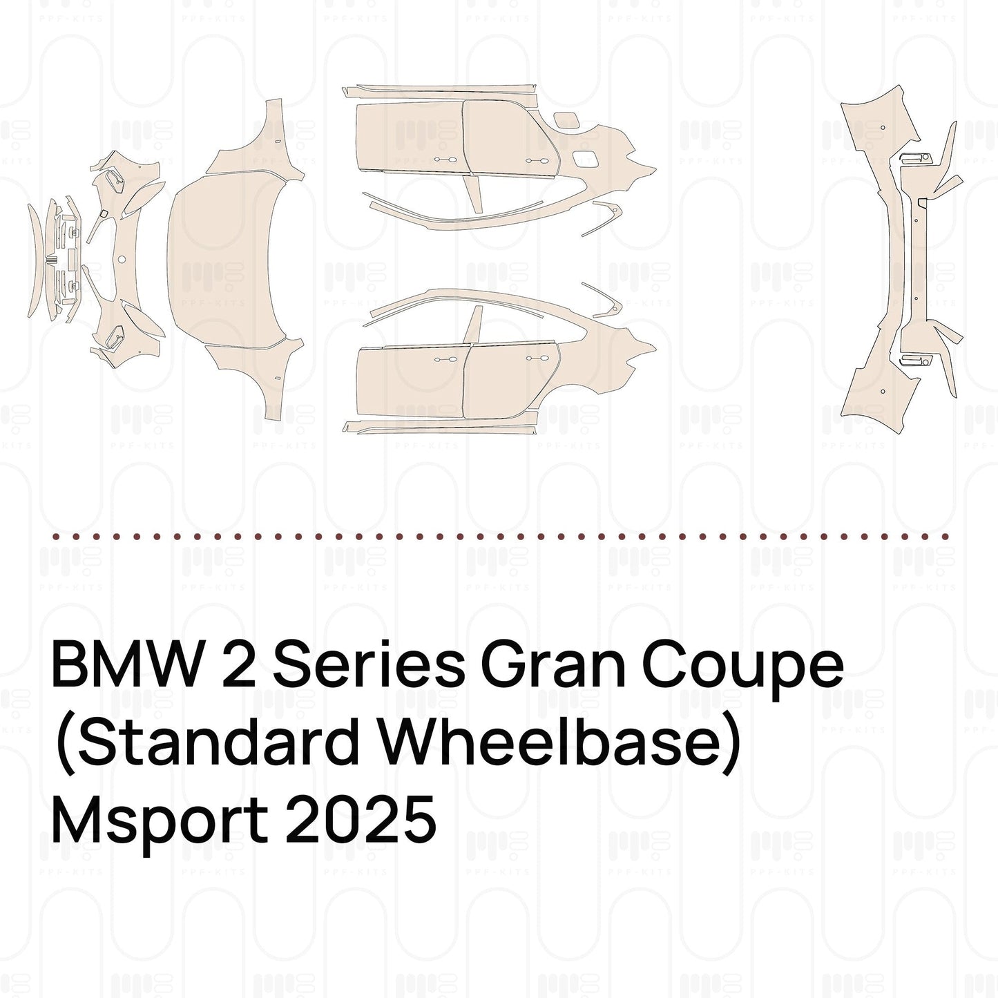 Pre-CutPPFBMW2SeriesGranCoupe(StandardWheelbase)Msport2025