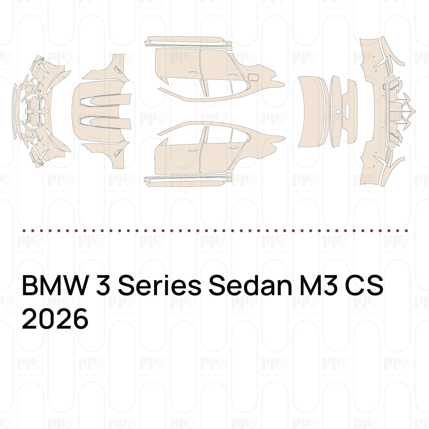 Pre-CutPPFBMW3SeriesSedanM3CS2026