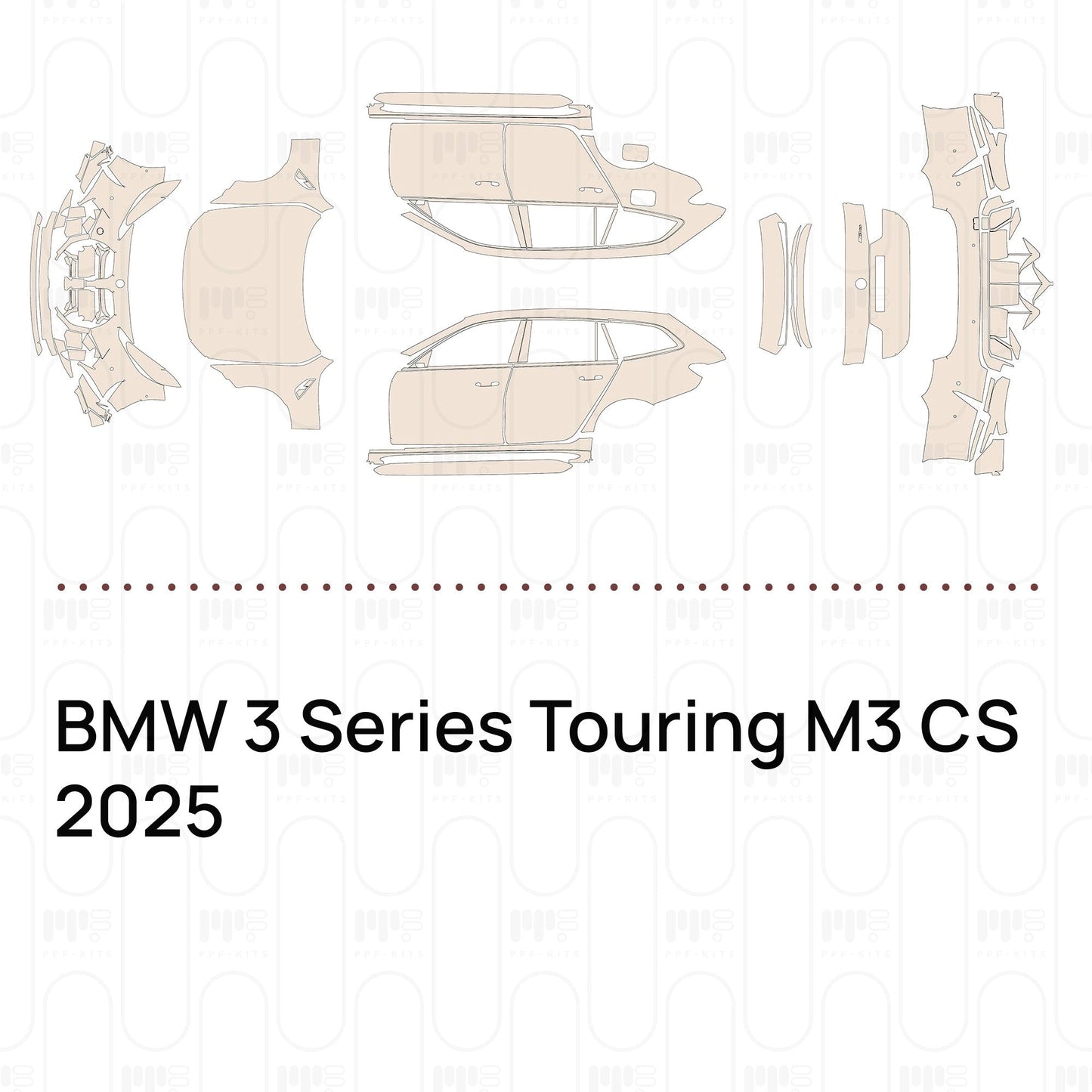 Pre-CutPPFBMW3SeriesTouringM3CS2025