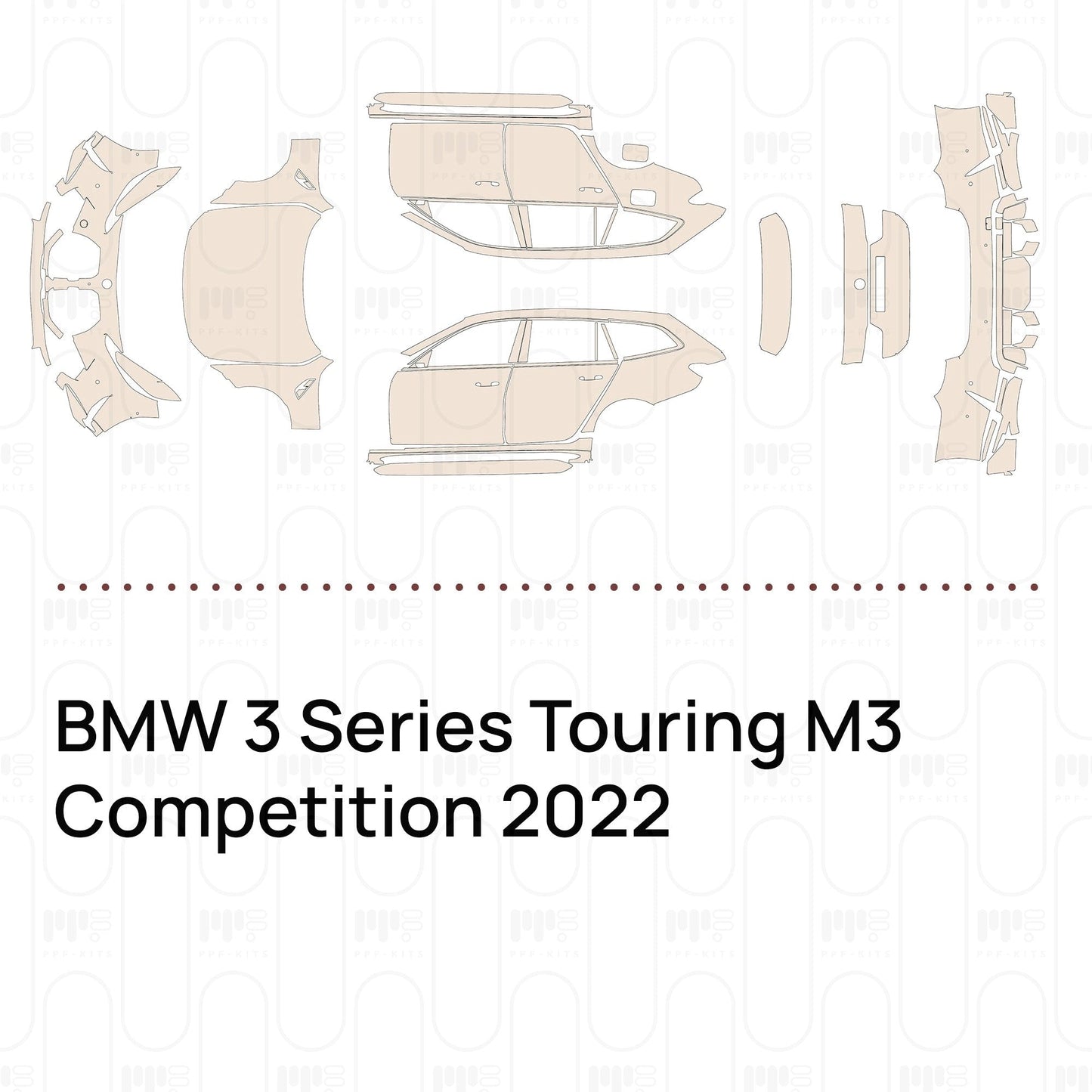 Pre-CutPPFBMW3SeriesTouringM3Competition2022