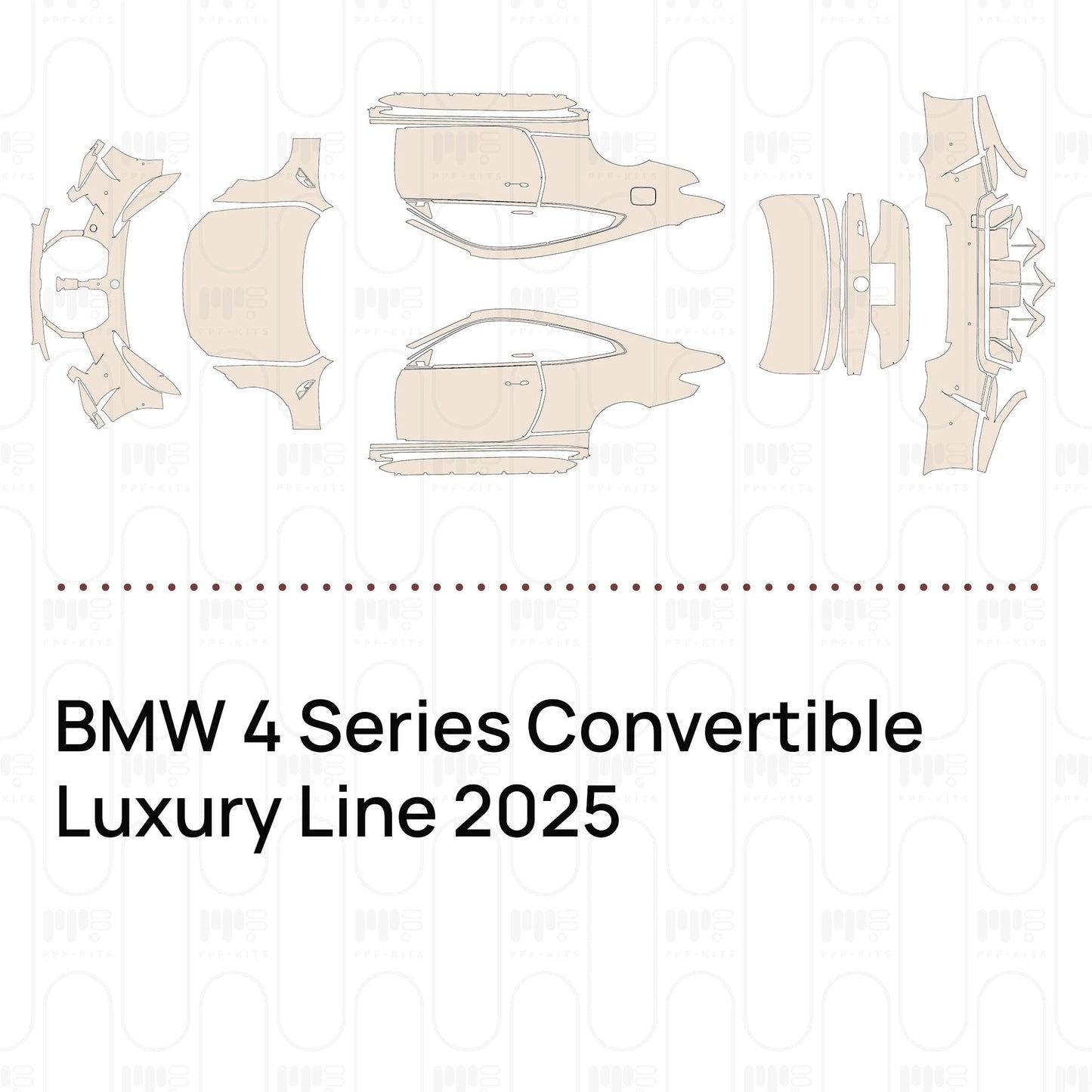 Pre-CutPPFBMW4SeriesConvertibleLuxuryLine2025