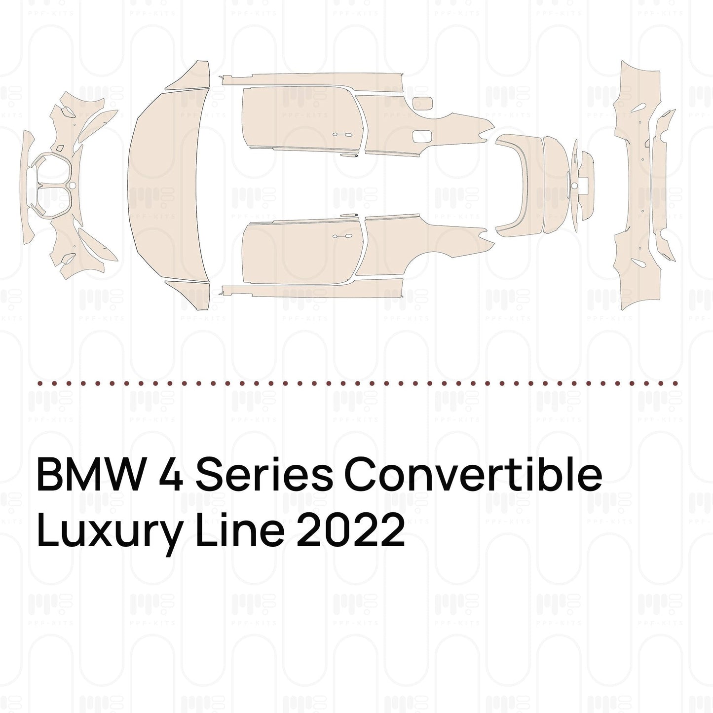 Pre-CutPPFBMW4SeriesConvertibleLuxuryLine2022