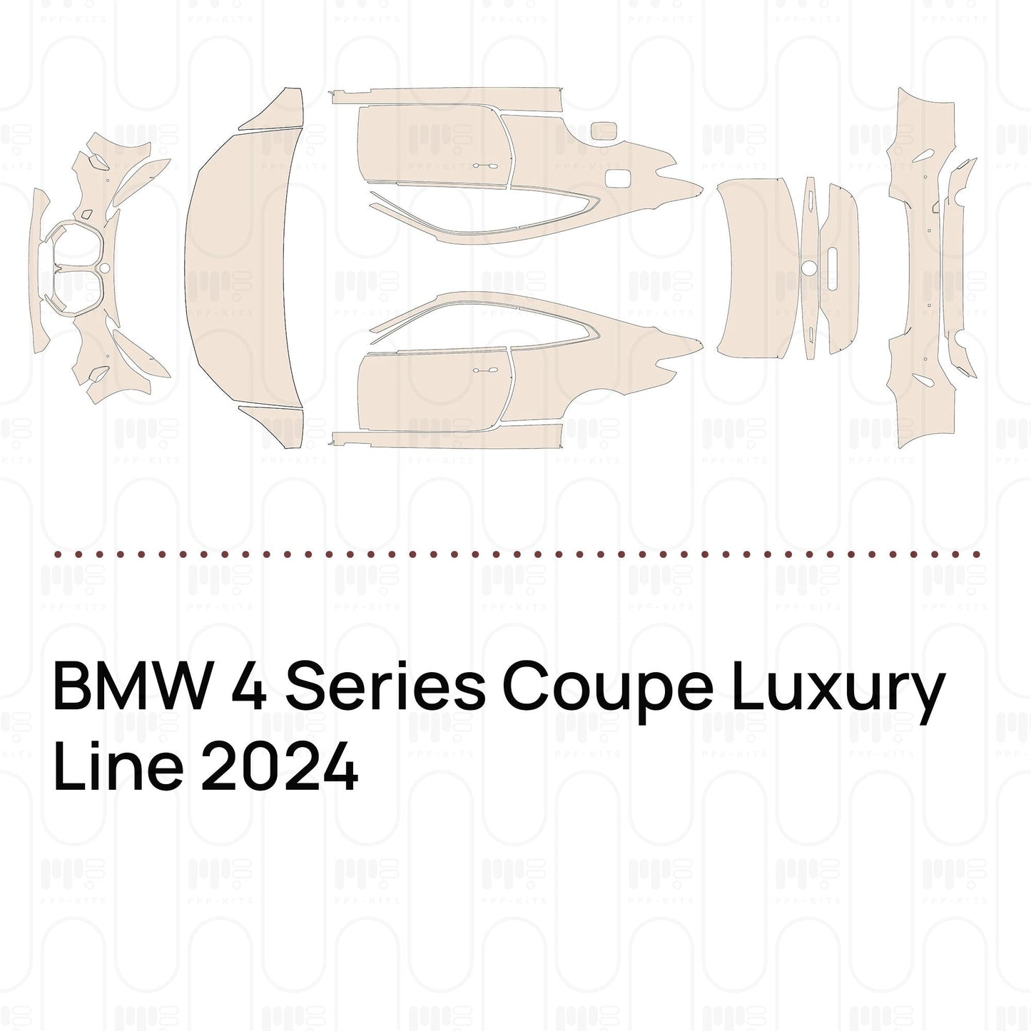 Pre-CutPPFBMW4SeriesCoupeLuxuryLine2024