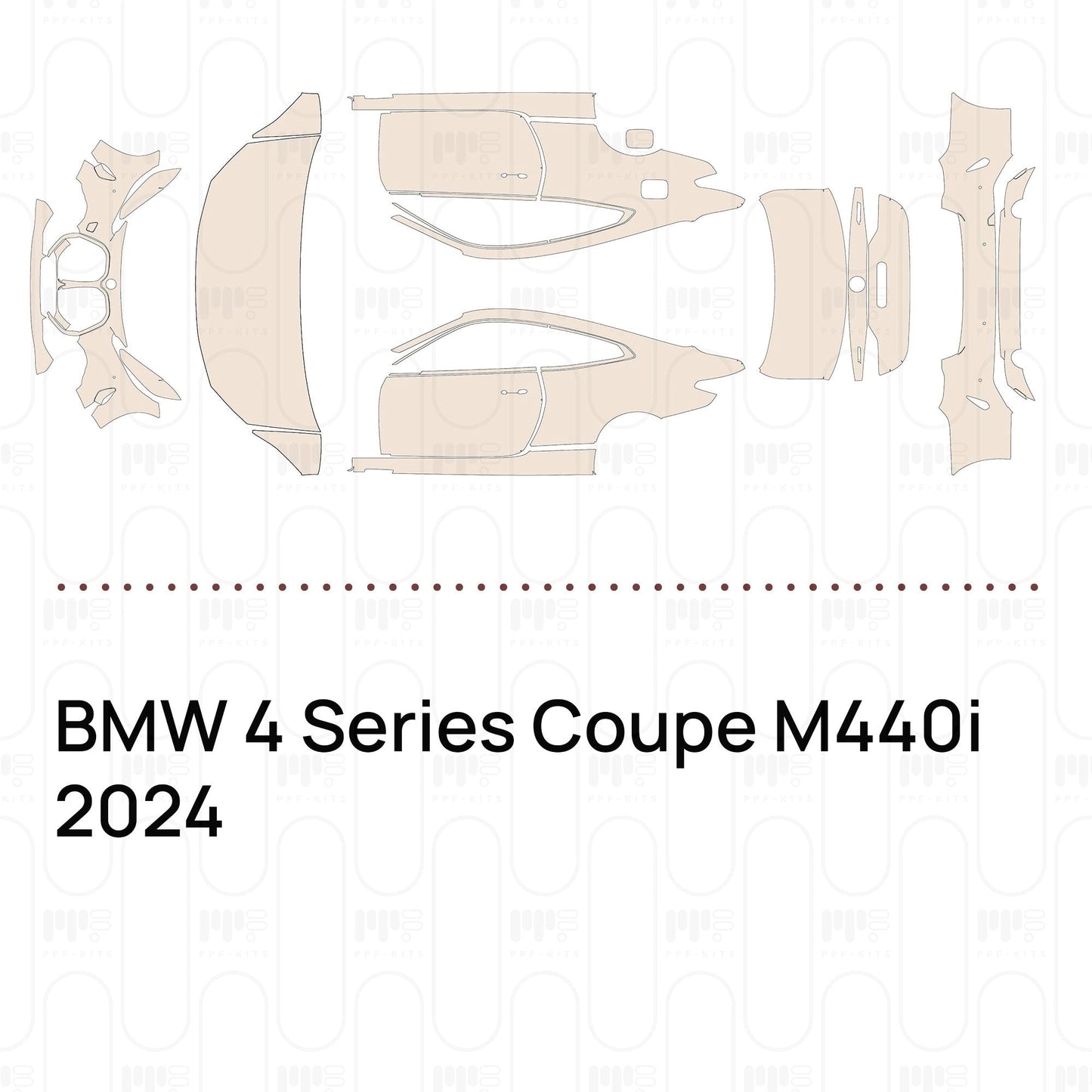 Pre-CutPPFBMW4SeriesCoupeM440i2024