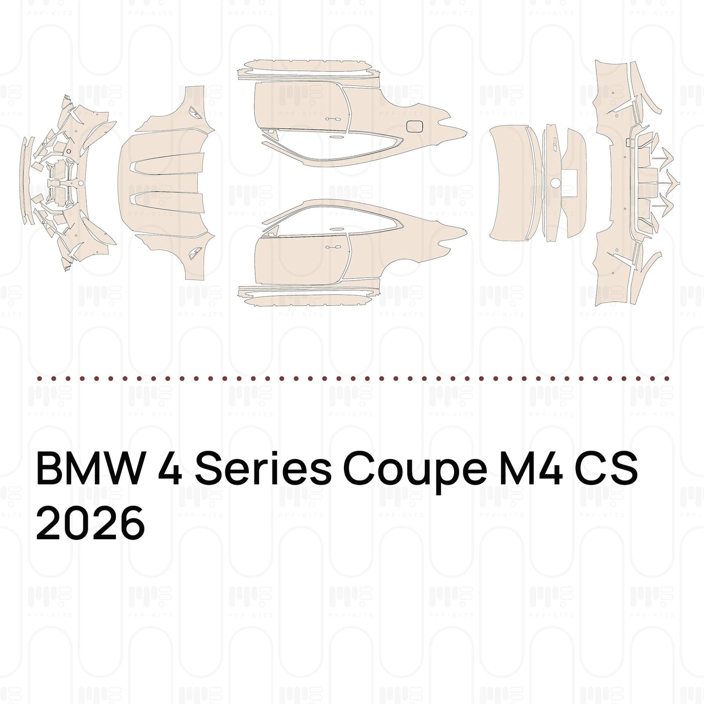 Pre-CutPPFBMW4SeriesCoupeM4CS2026