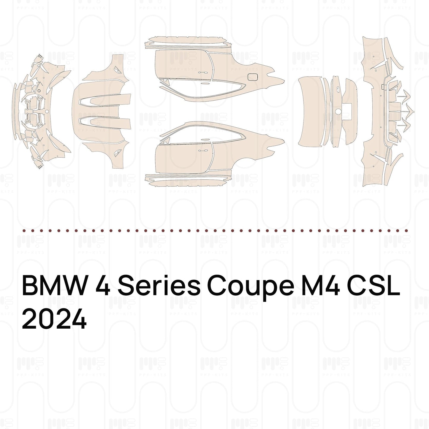 Pre-CutPPFBMW4SeriesCoupeM4CSL2024