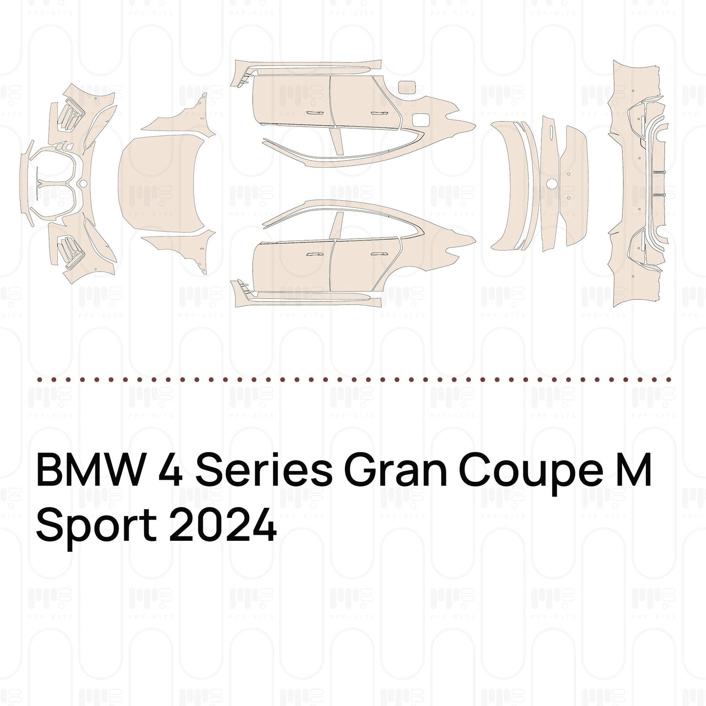 Pre-CutPPFBMW4SeriesGranCoupeMSport2024