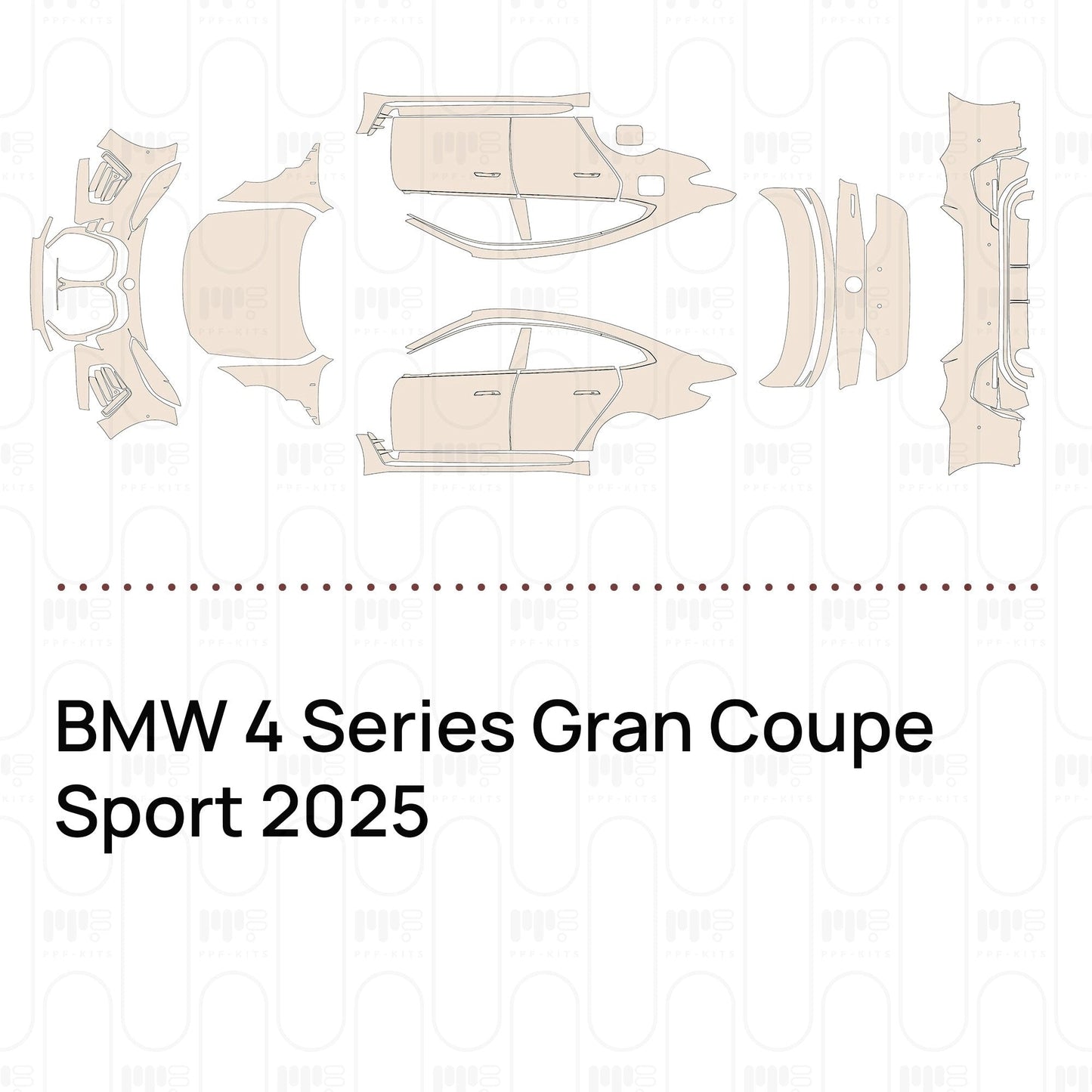 Pre-CutPPFBMW4SeriesGranCoupeSport2025