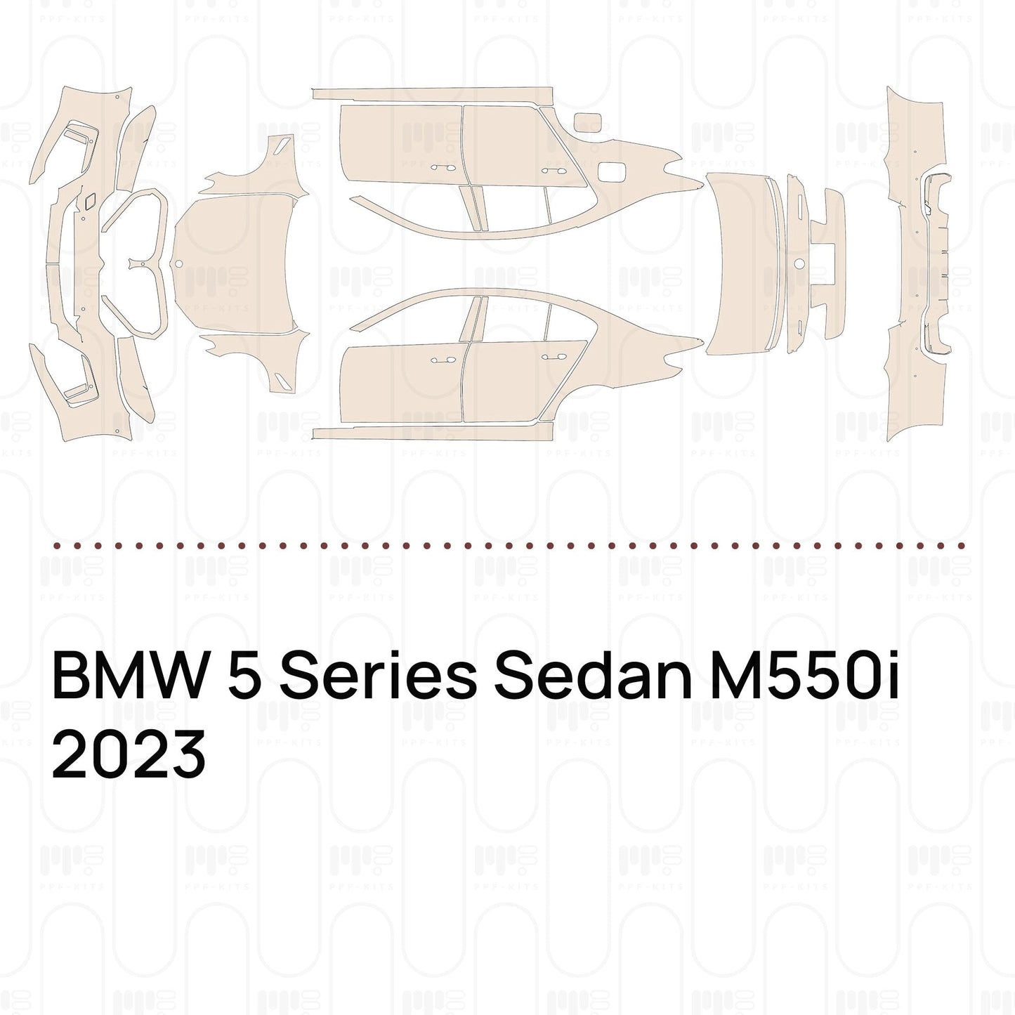 Pre-CutPPFBMW5SeriesSedanM550i2023