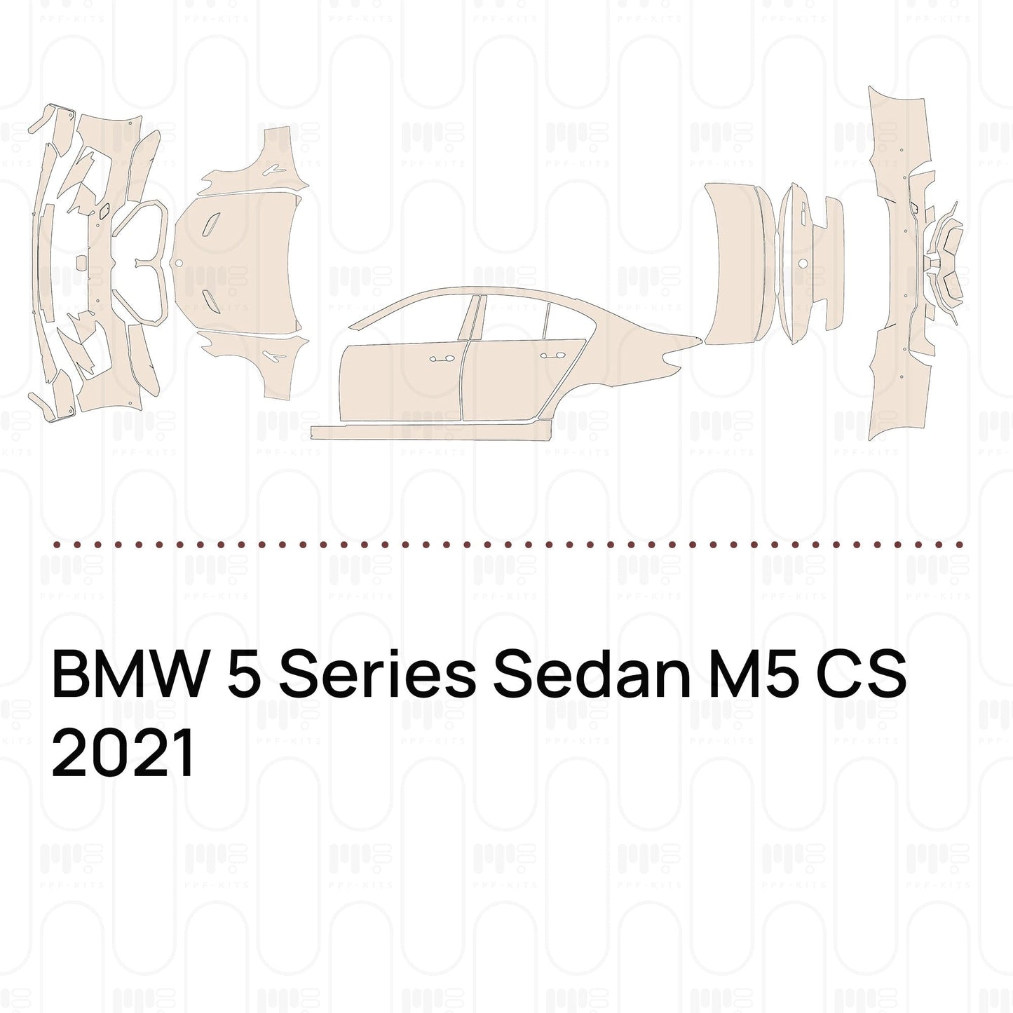 Pre-CutPPFBMW5SeriesSedanM5CS2021