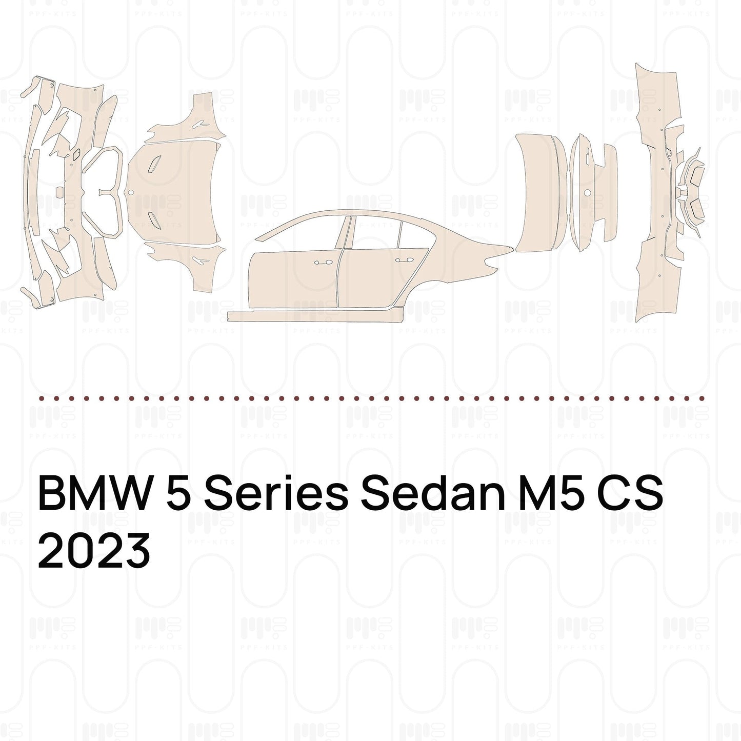 Pre-CutPPFBMW5SeriesSedanM5CS2023