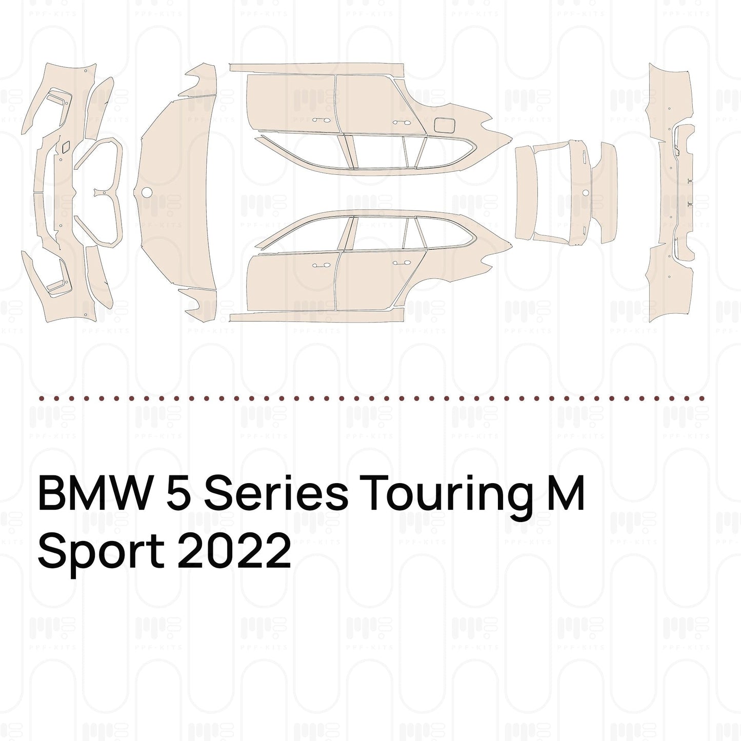 Pre-CutPPFBMW5SeriesTouringMSport2022