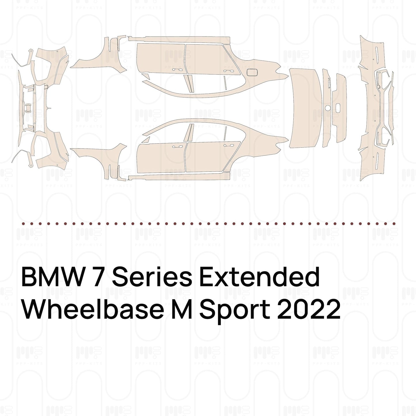 Pre-CutPPFBMW7SeriesExtendedWheelbaseMSport2022