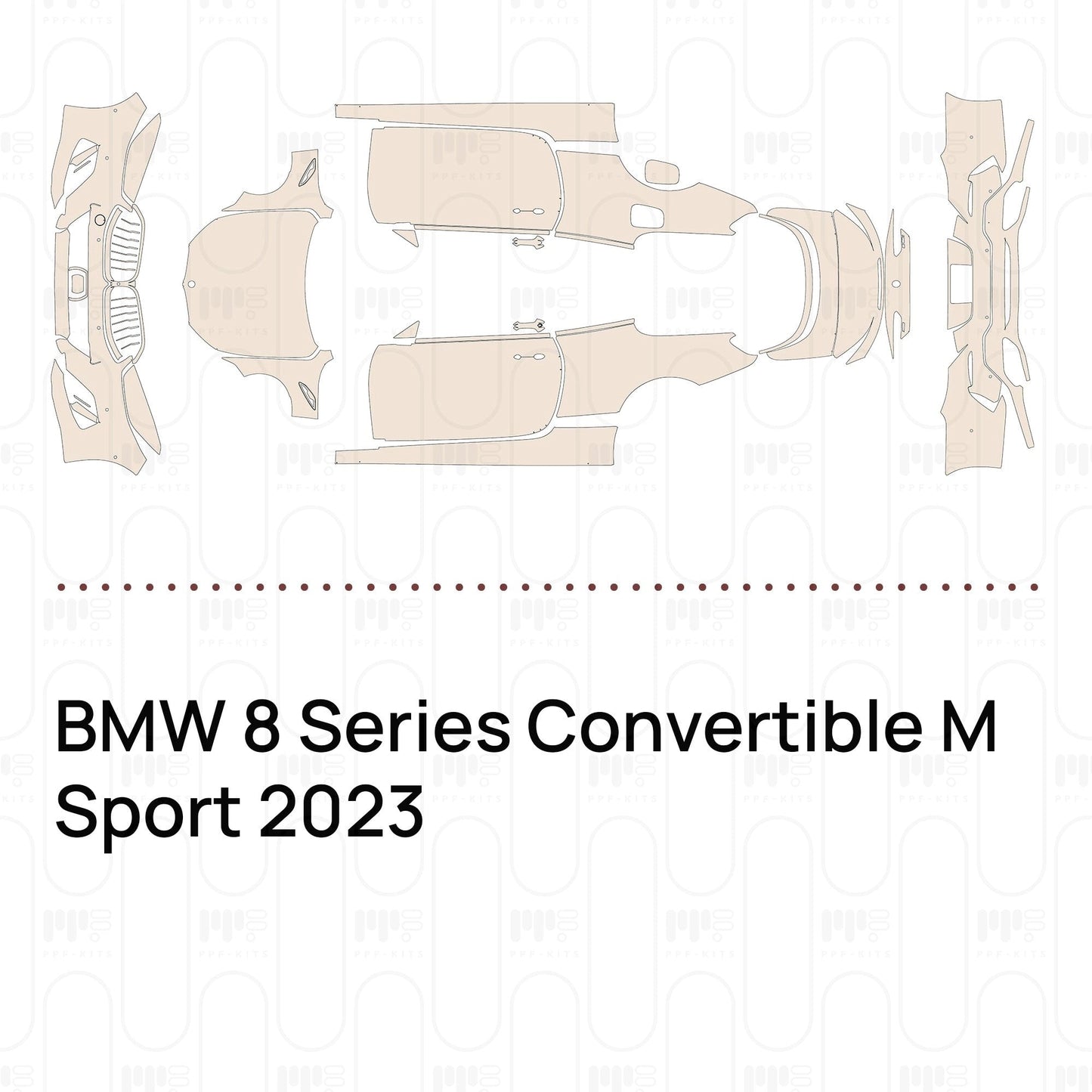 Pre-CutPPFBMW8SeriesConvertibleMSport2023