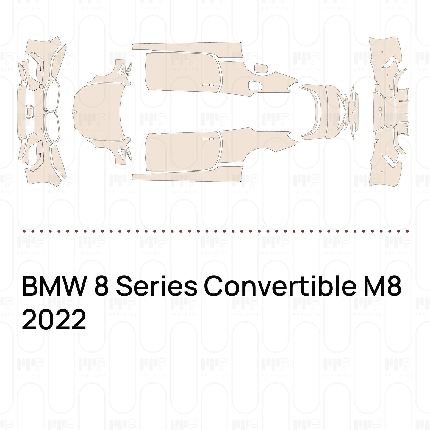 Pre-CutPPFBMW8SeriesConvertibleM82022