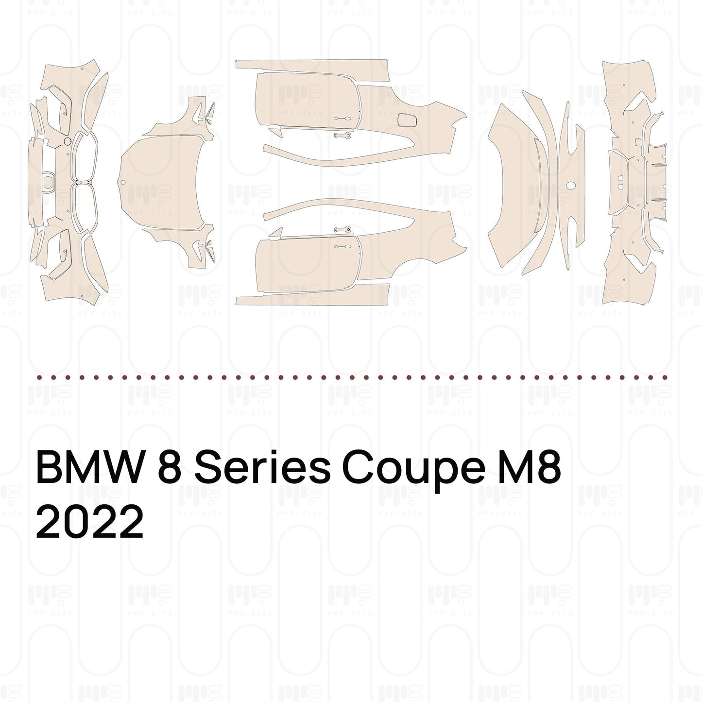 Pre-CutPPFBMW8SeriesCoupeM82022
