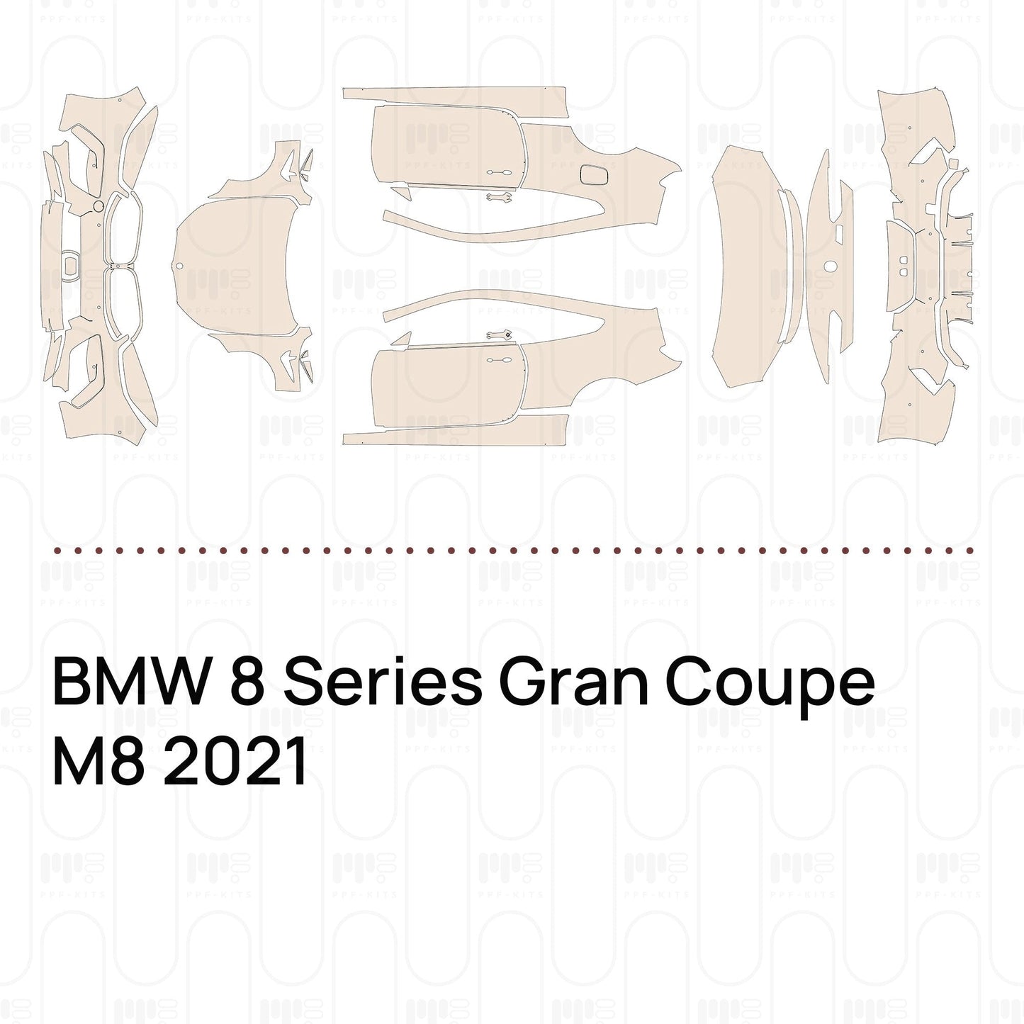 Pre-CutPPFBMW8SeriesGranCoupeM82021