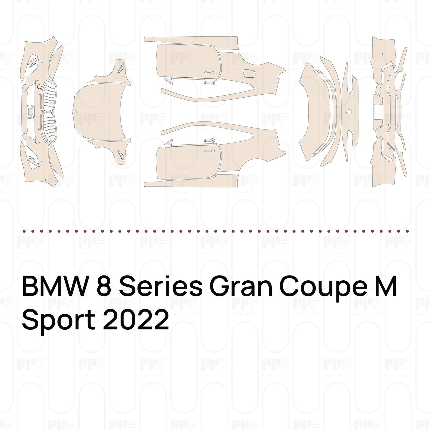 Pre-CutPPFBMW8SeriesGranCoupeMSport2022
