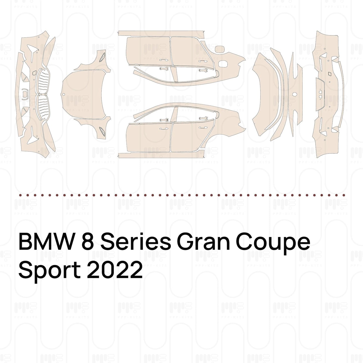 Pre-CutPPFBMW8SeriesGranCoupeSport2022