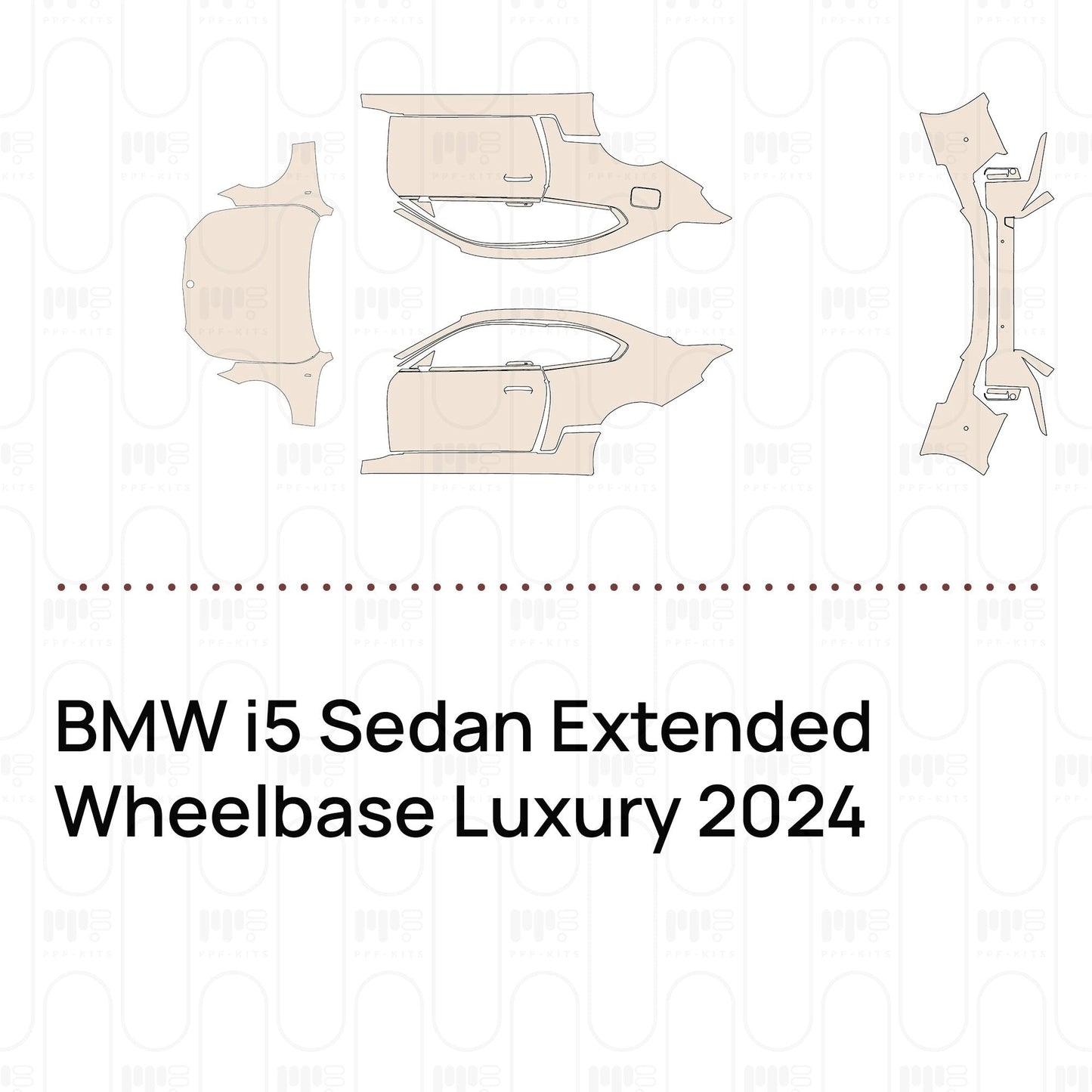 Pre-CutPPFBMWi5SedanExtendedWheelbaseLuxury2024