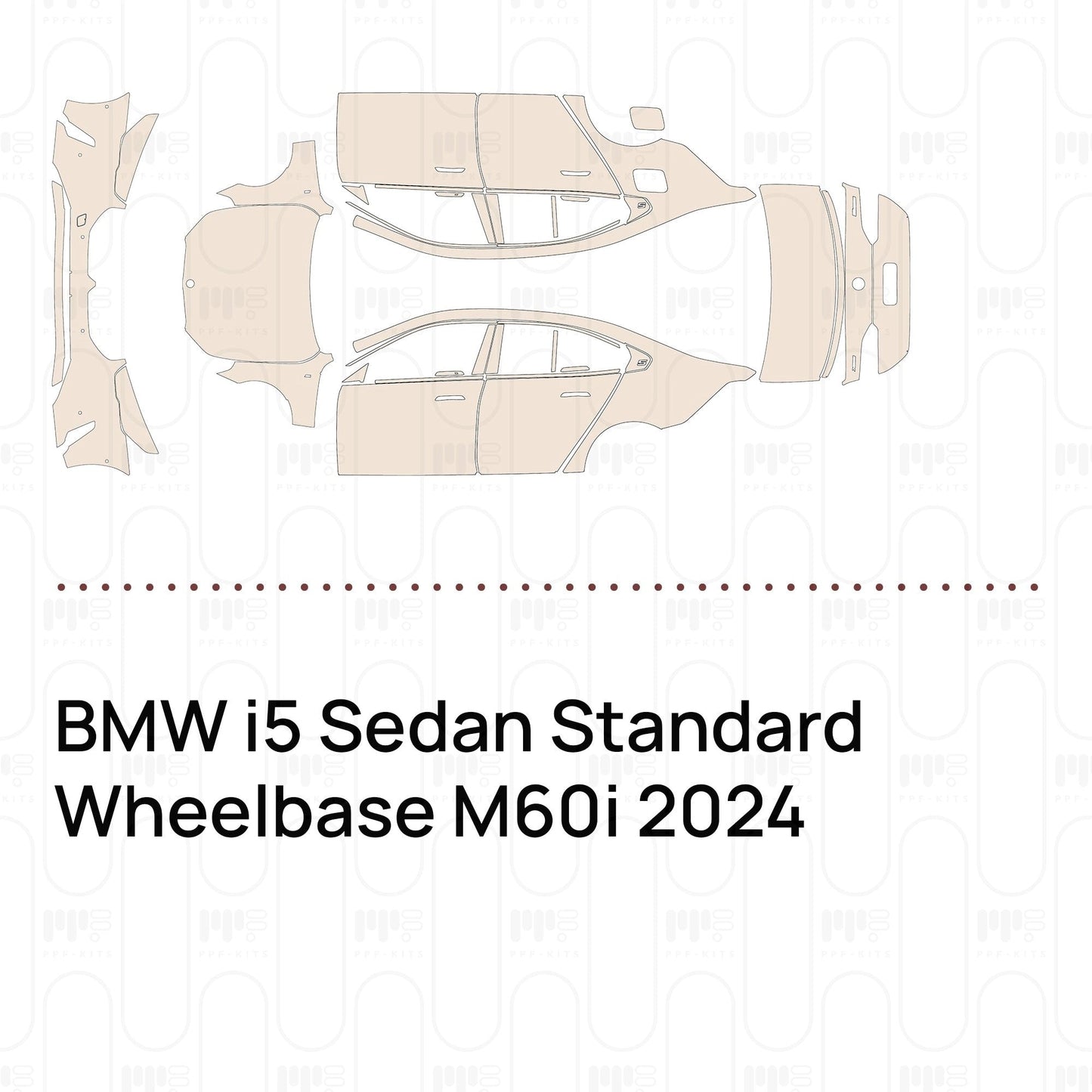 Pre-CutPPFBMWi5SedanStandardWheelbaseM60i2024