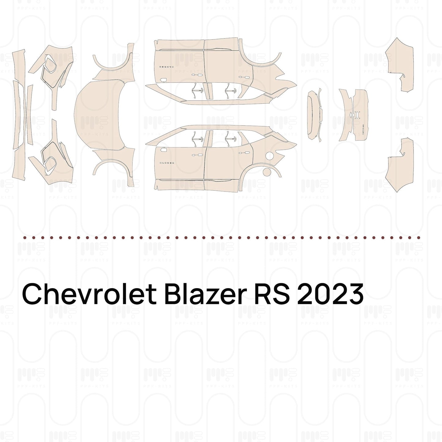 Pre-CutPPFChevroletBlazerRS2023