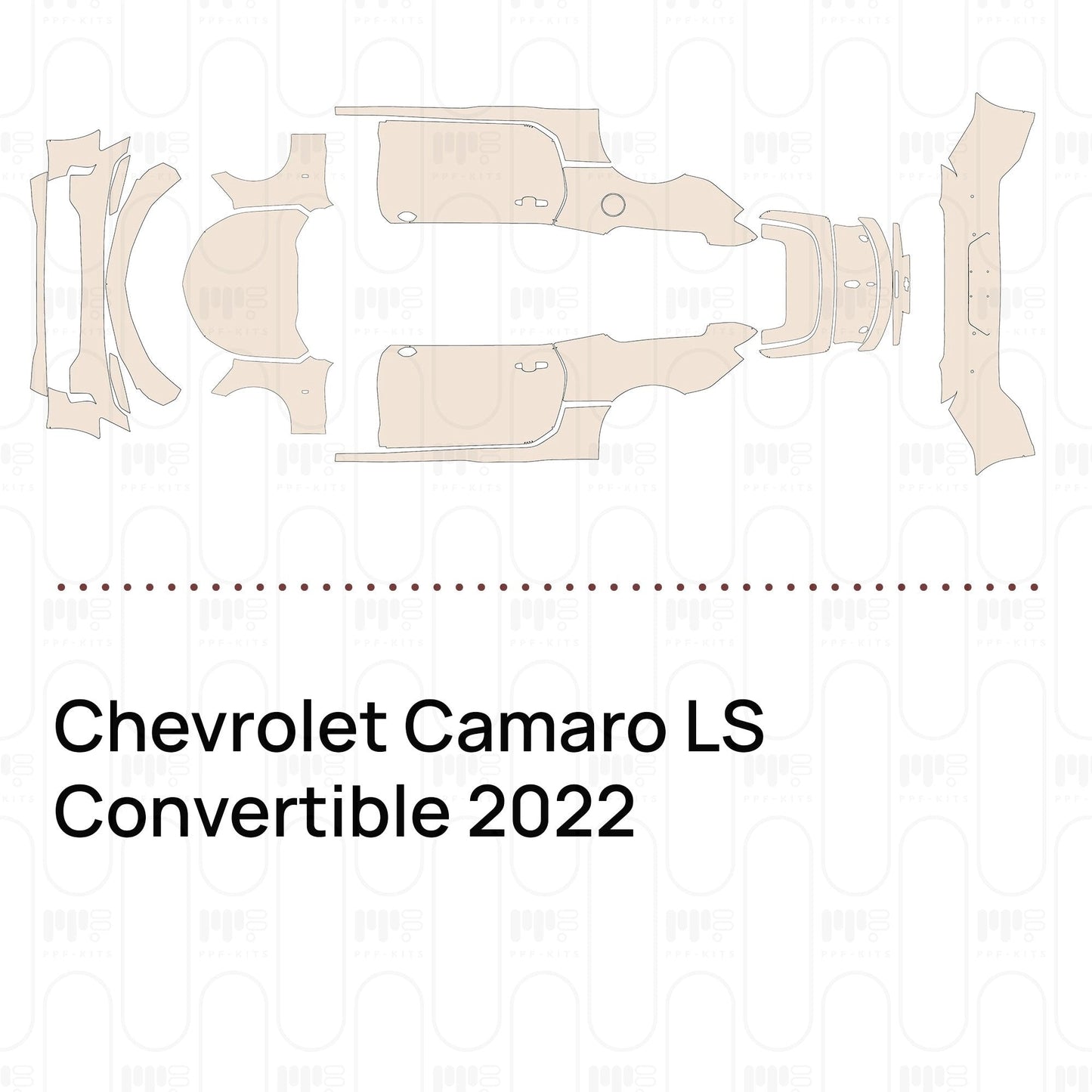 Pre-CutPPFChevroletCamaroLSConvertible2022
