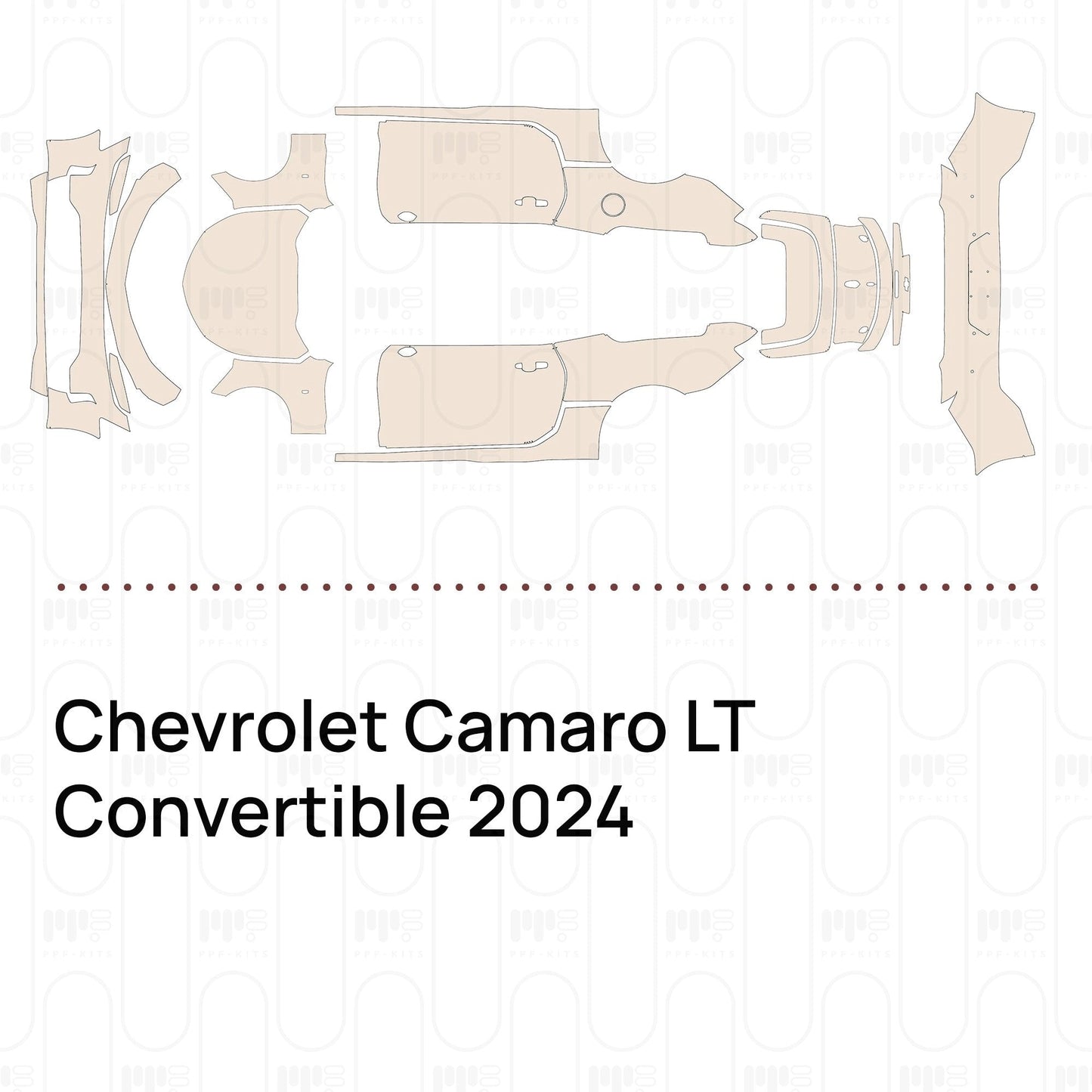 Pre-CutPPFChevroletCamaroLTConvertible2024