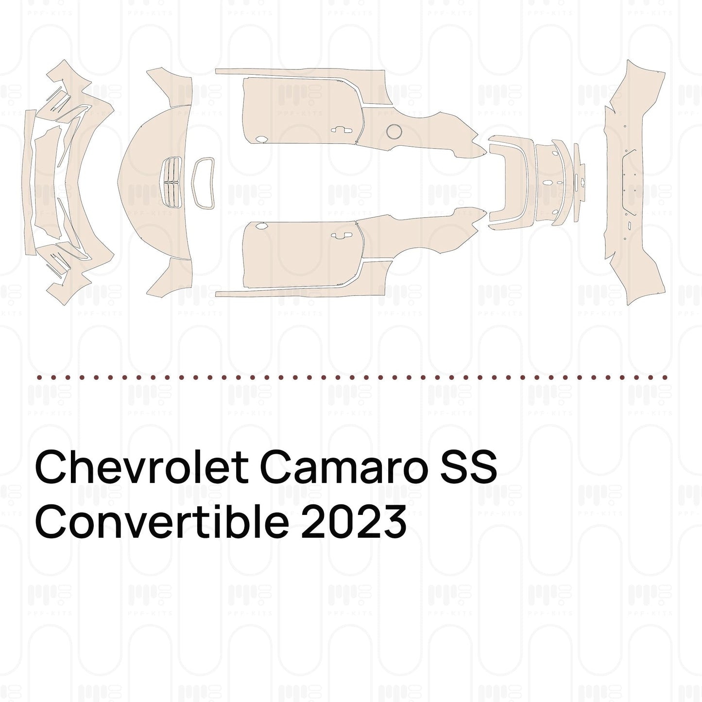 Pre-CutPPFChevroletCamaroSSConvertible2023
