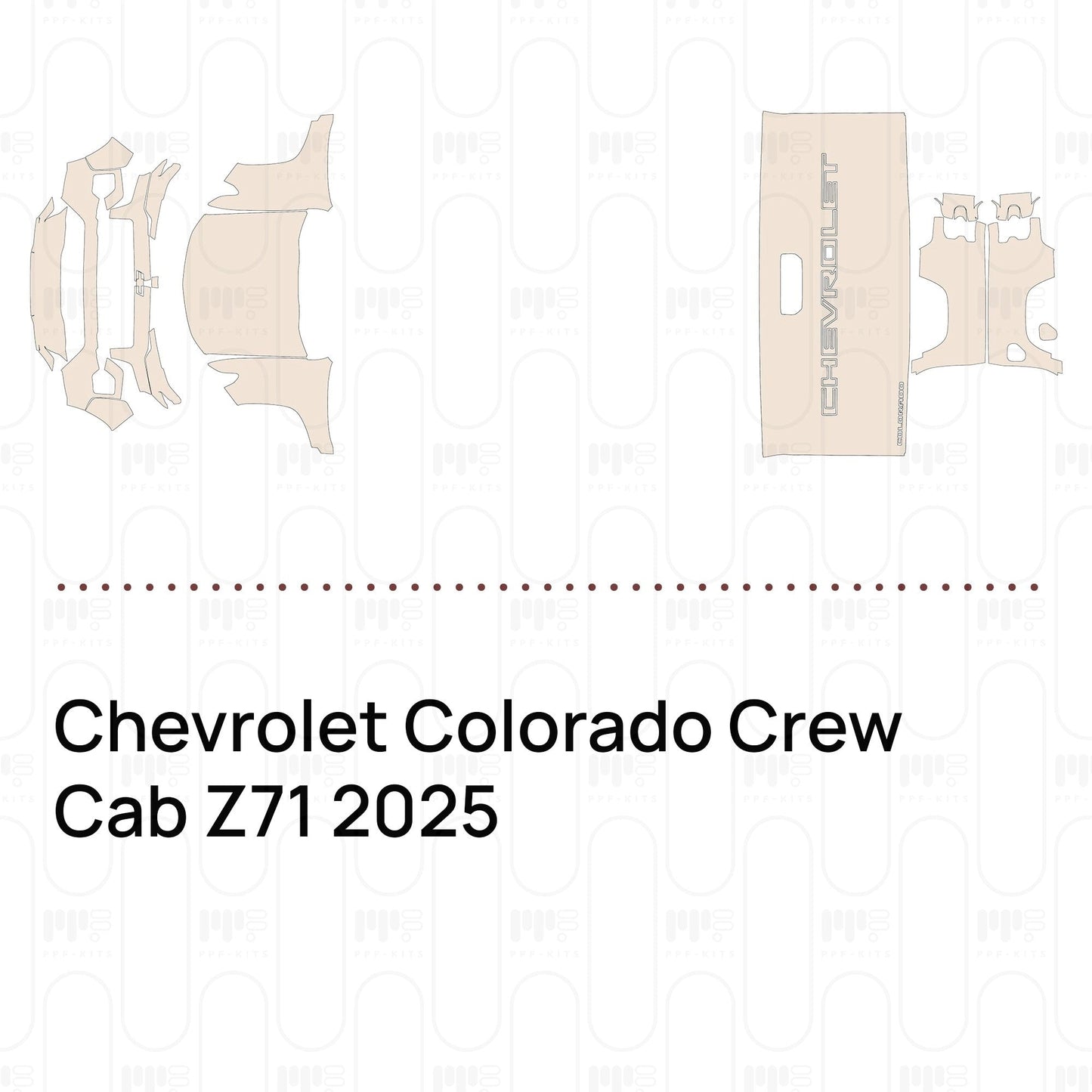 Pre-CutPPFChevroletColoradoCrewCabZ712025