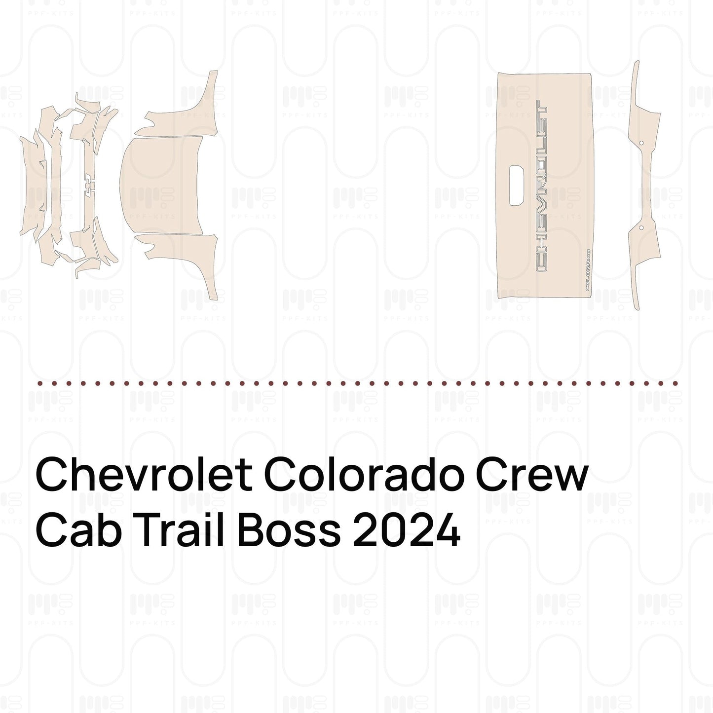 Pre-CutPPFChevroletColoradoCrewCabTrailBoss2024