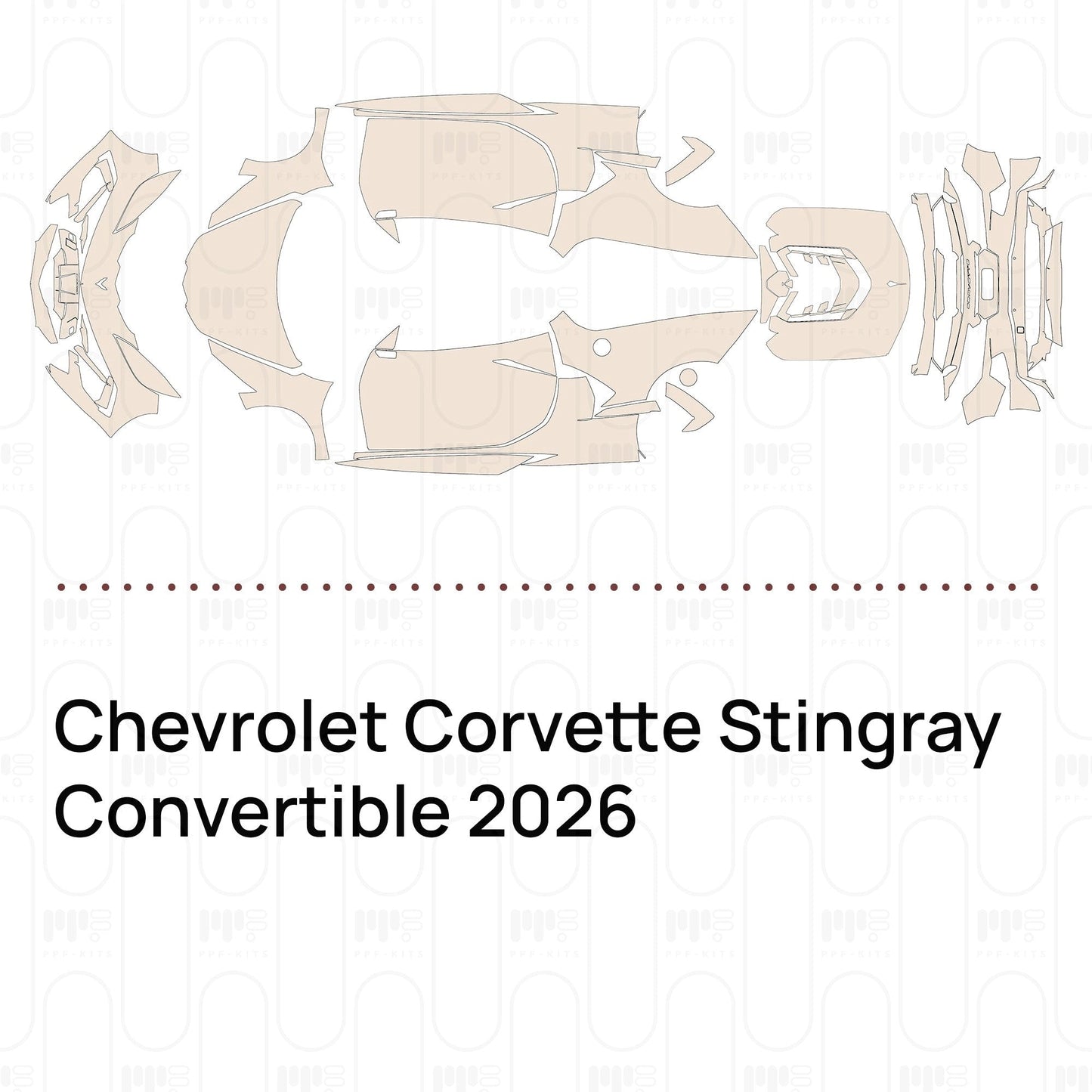 Pre-CutPPFChevroletCorvetteStingrayConvertible2026