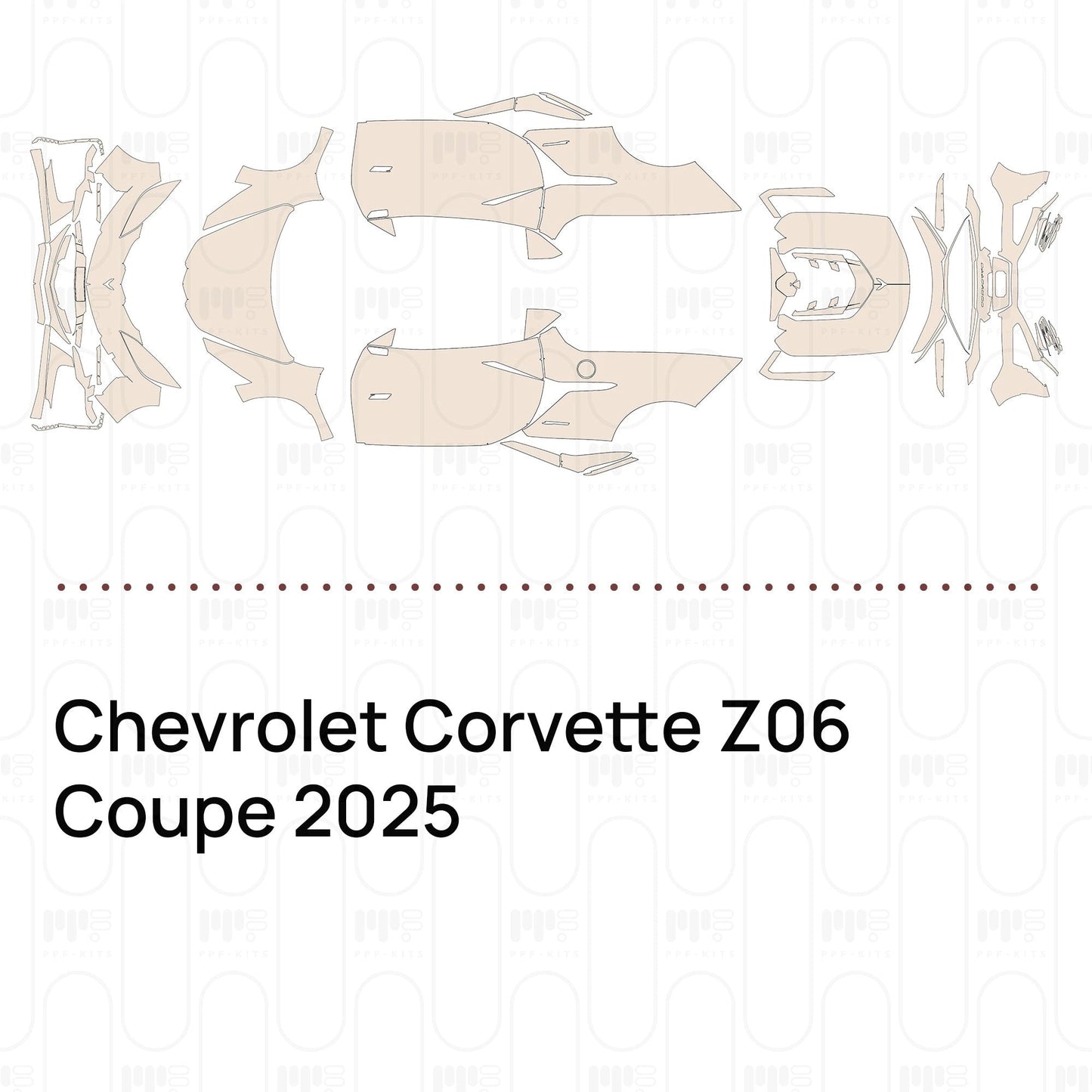 Pre-CutPPFChevroletCorvetteZ06Coupe2025