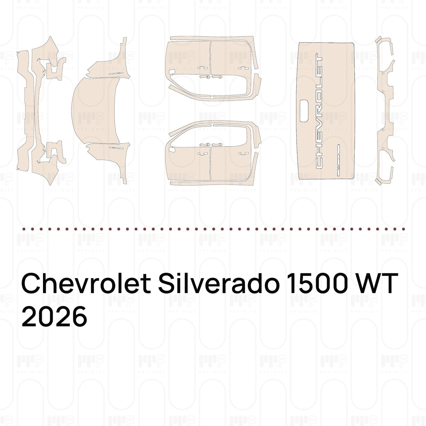 Pre-CutPPFChevroletSilverado1500WT2026
