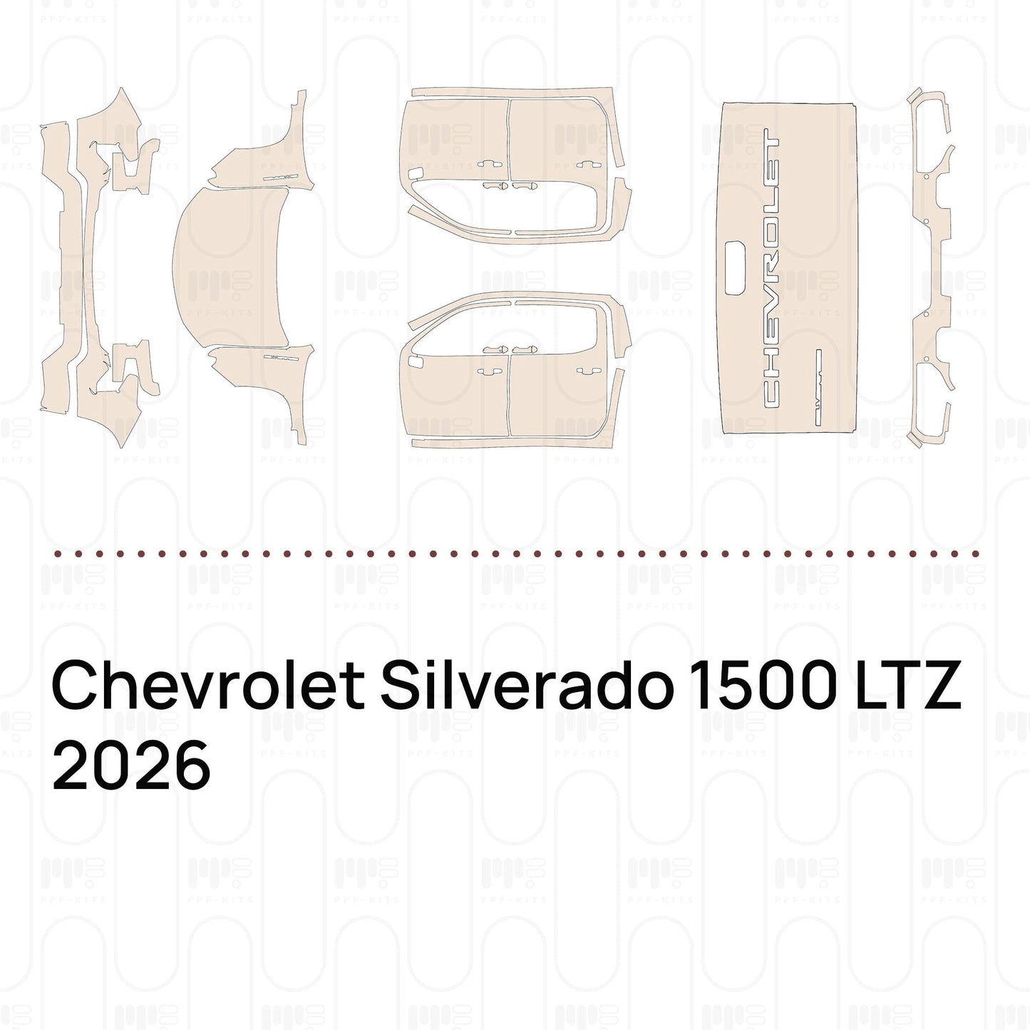 Pre-CutPPFChevroletSilverado1500LTZ2026