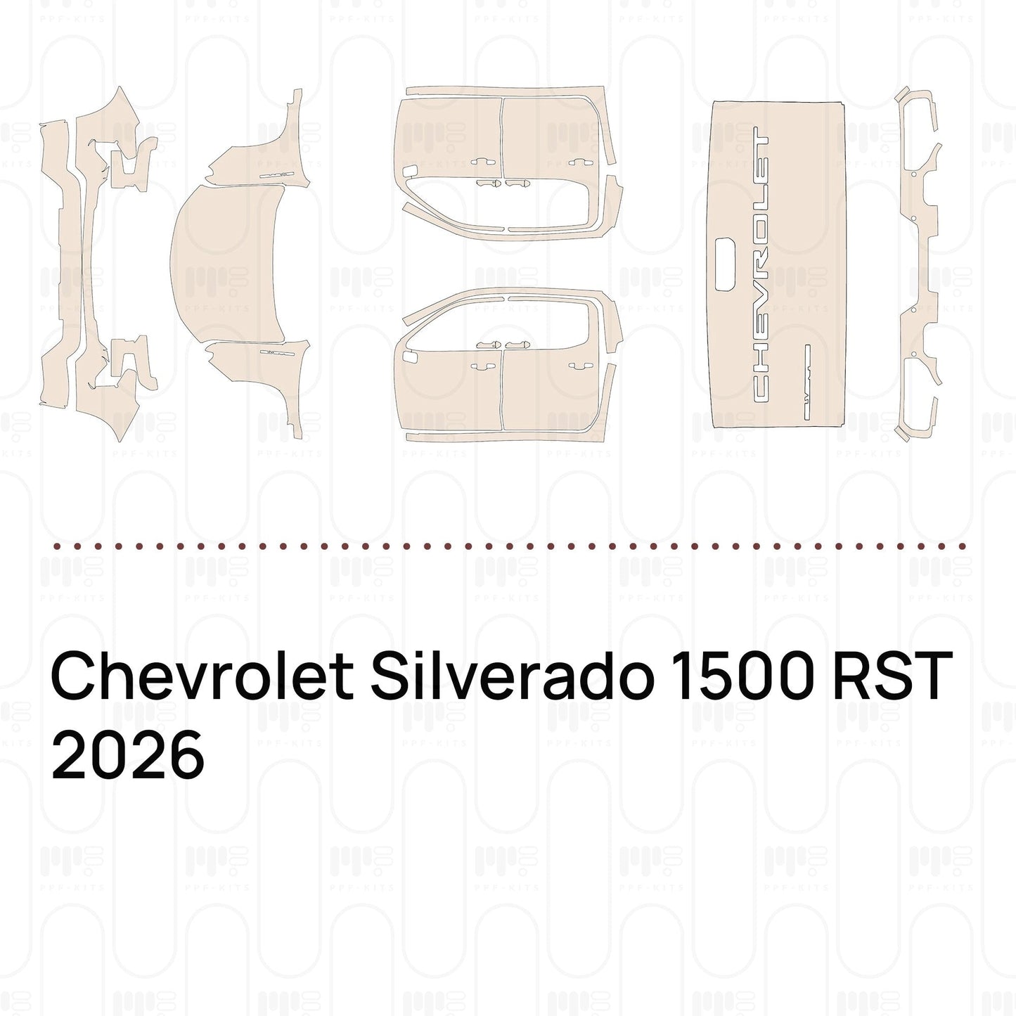 Pre-CutPPFChevroletSilverado1500RST2026